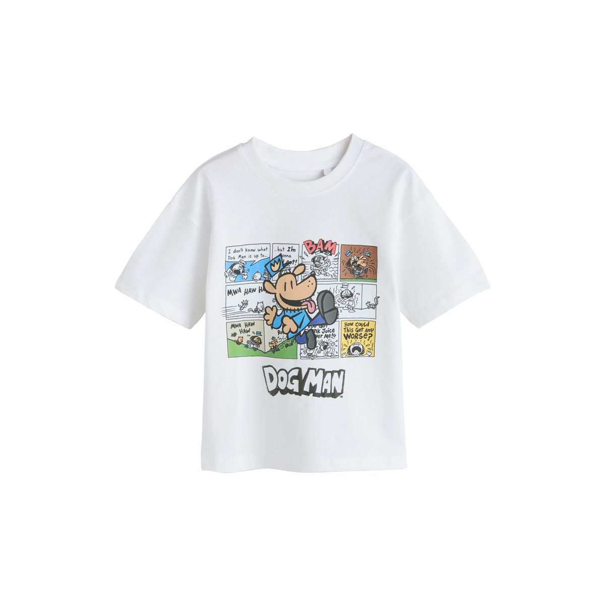 T-shirt à imprimé dog man blanc, NEXT