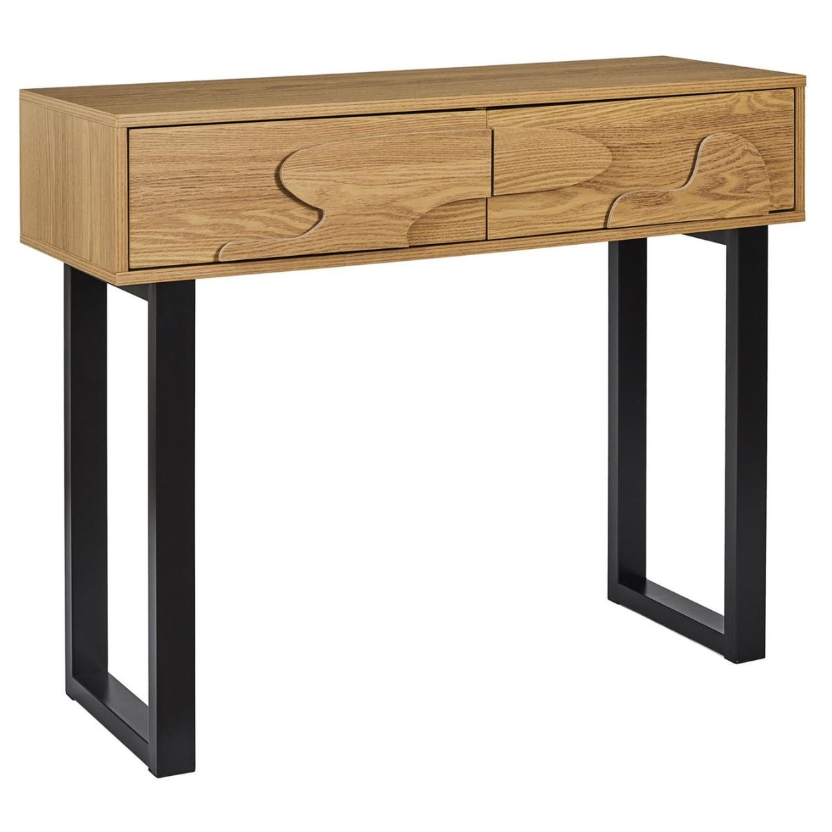 Console 2 tiroirs CALYPSO beige, THE HOME DECO FACTORY