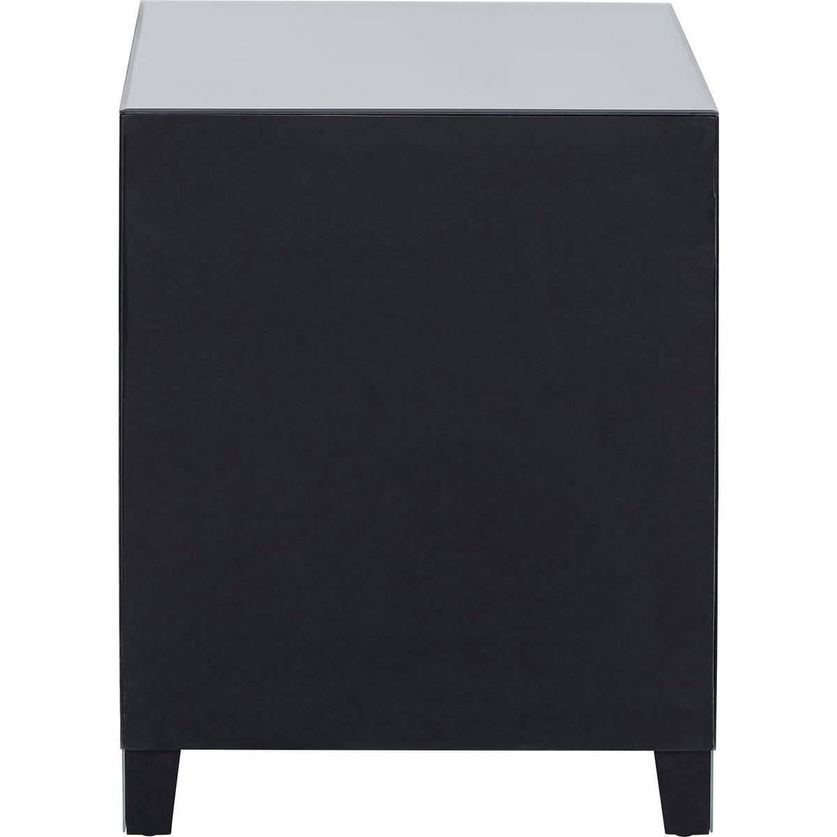 Chevet 3 tiroirs en verre miroir, LUXURY argent, KARE DESIGN