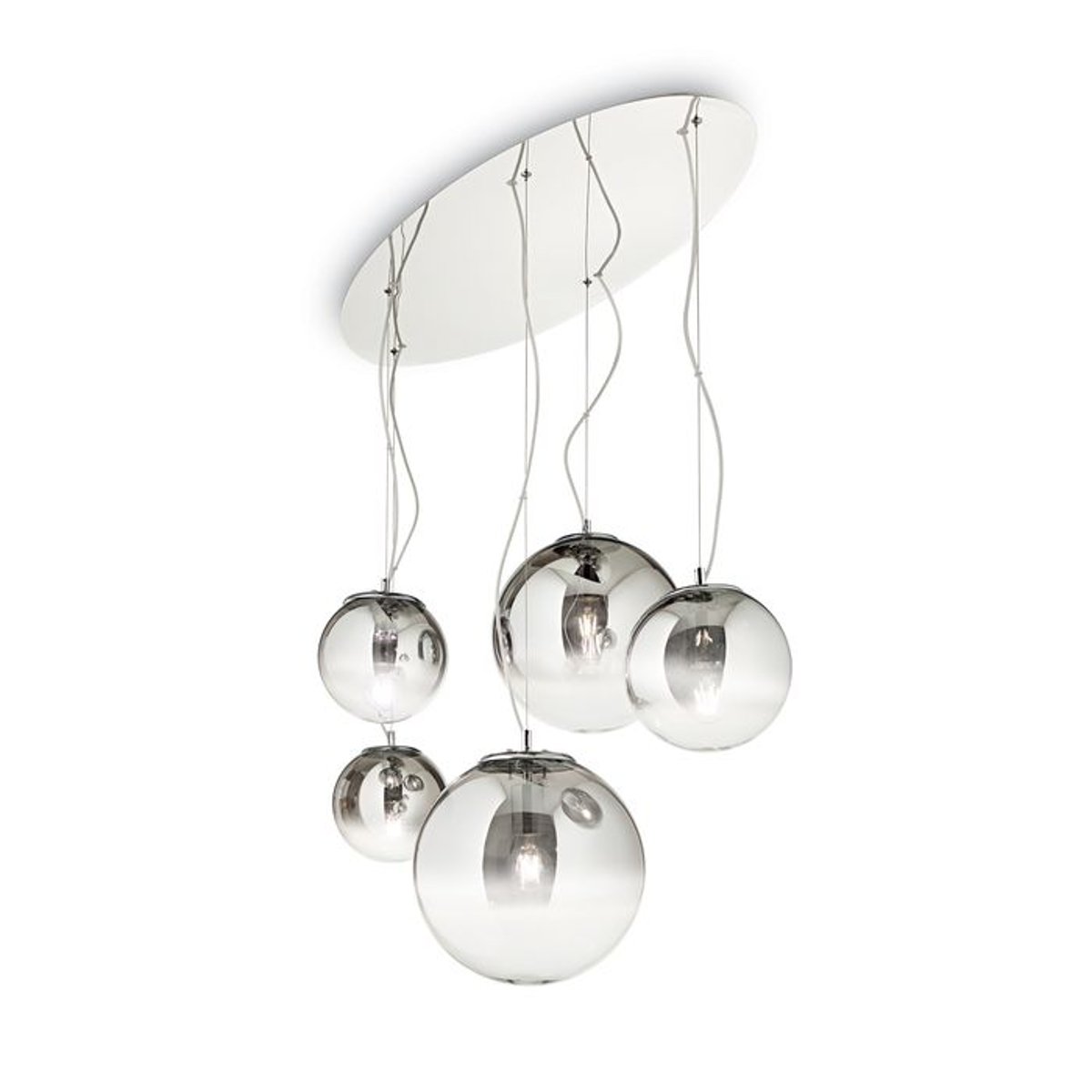 Suspension MAPA FADE chromé, IDEAL LUX