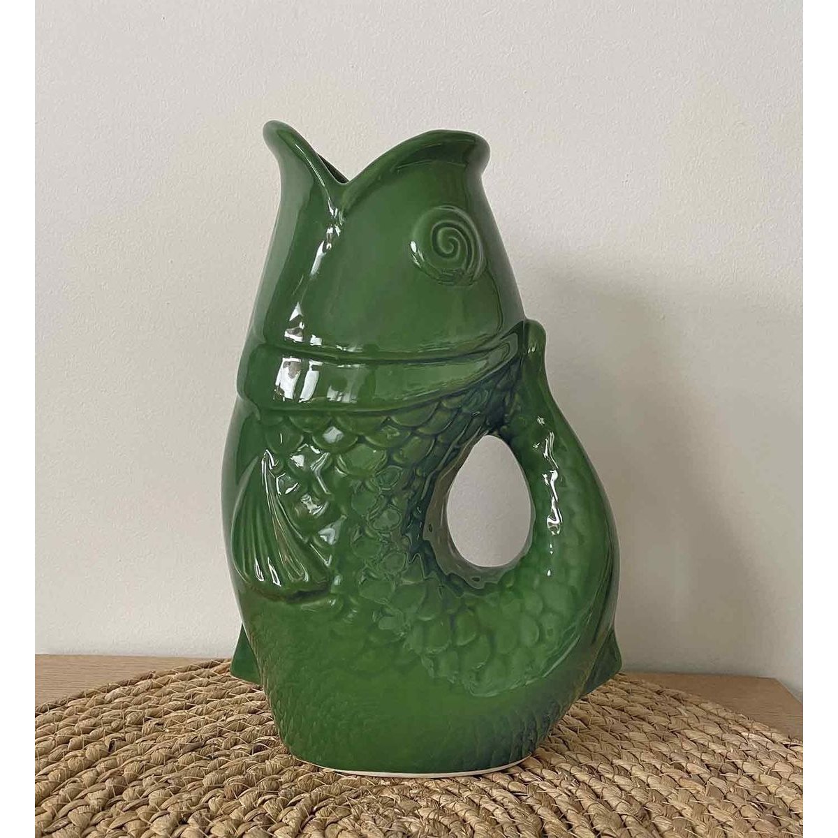 Vase poisson - h25 cm vert, OPJET