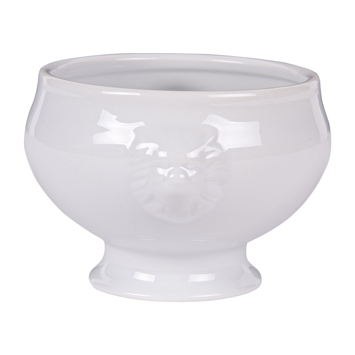 Bol tête de lion 40 cl en porcelaine he (lot de 6) v002227, TREND UP
