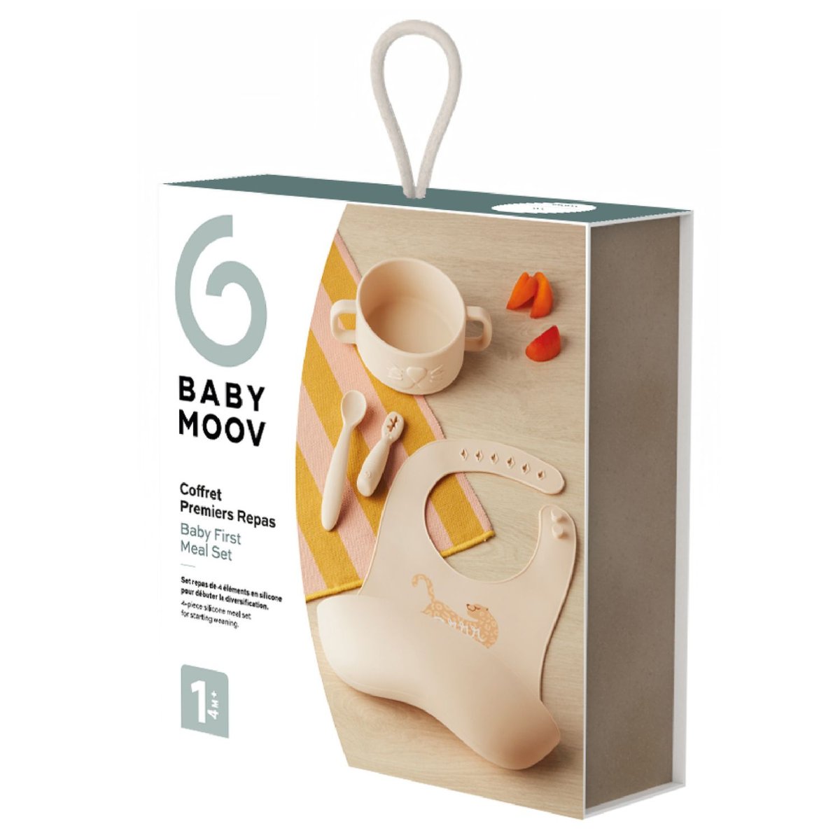 Coffret premiers repas bébé beige, BABYMOOV