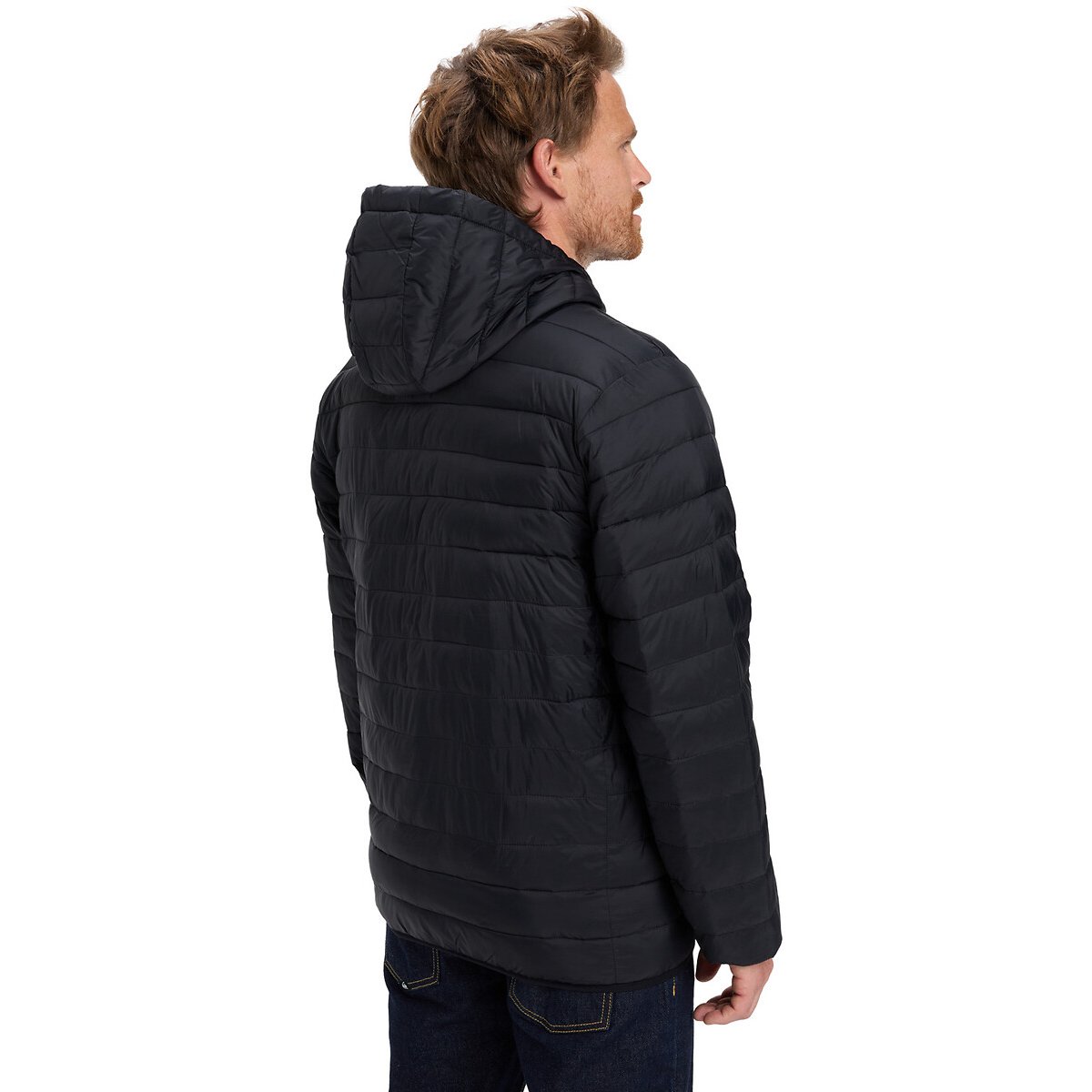 Doudoune à capuche scaly noir, QUIKSILVER