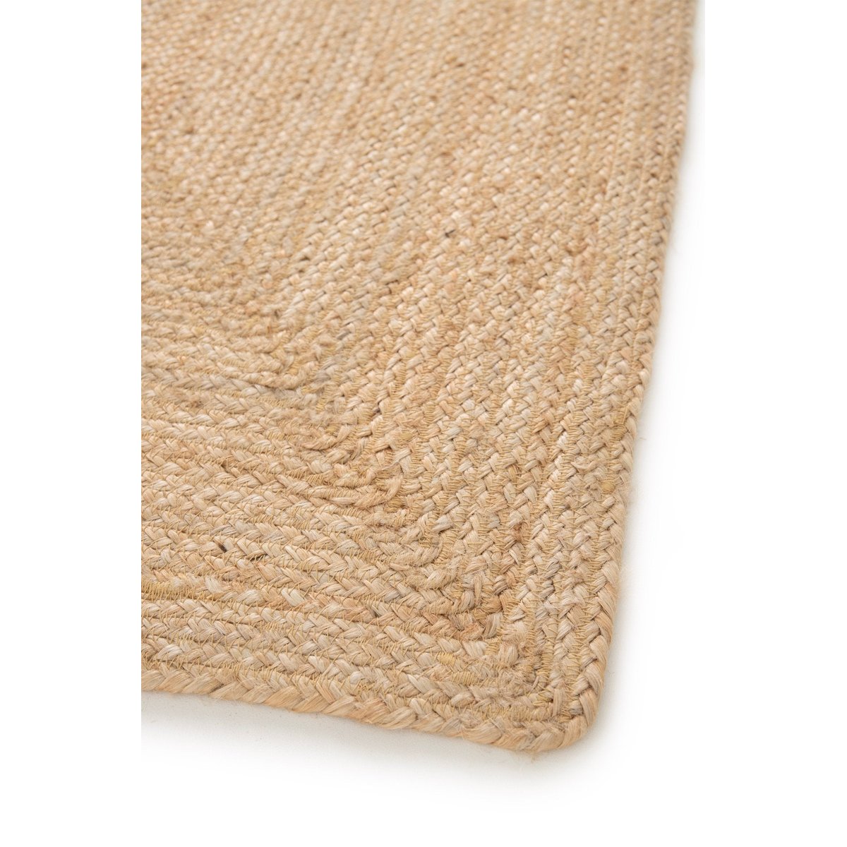 Tapis en jute tressé fait main INDIRA beige sable, AFK LIVING