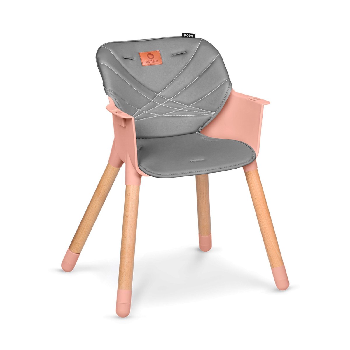 Chaise haute Koen rose, LIONELO
