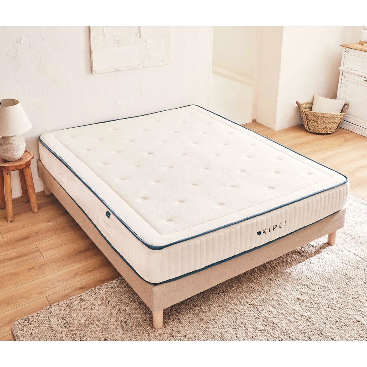Matelas latex naturel blanc, KIPLI