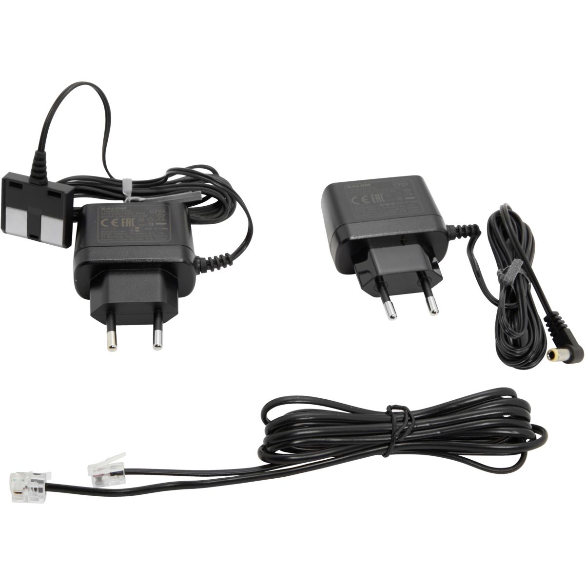 Téléphone sans fil AS690 Duo Noir noir, GIGASET
