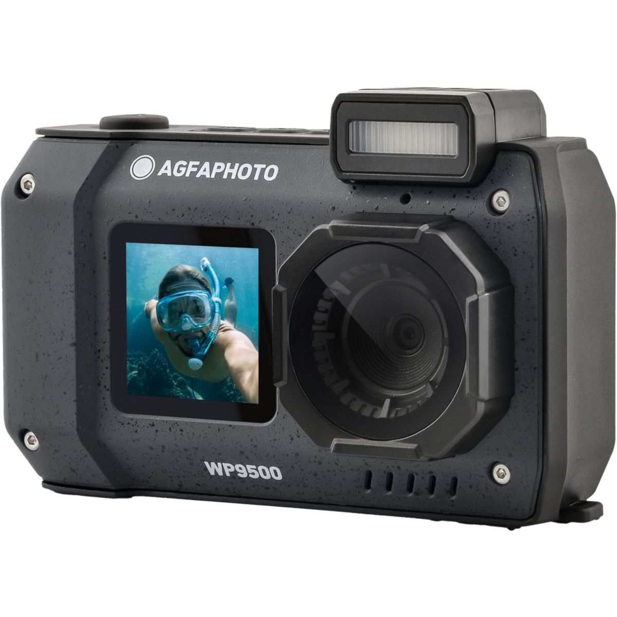 Appareil photo Compact Realishot Waterproof WP9500 Noir couleur unique, AGFA