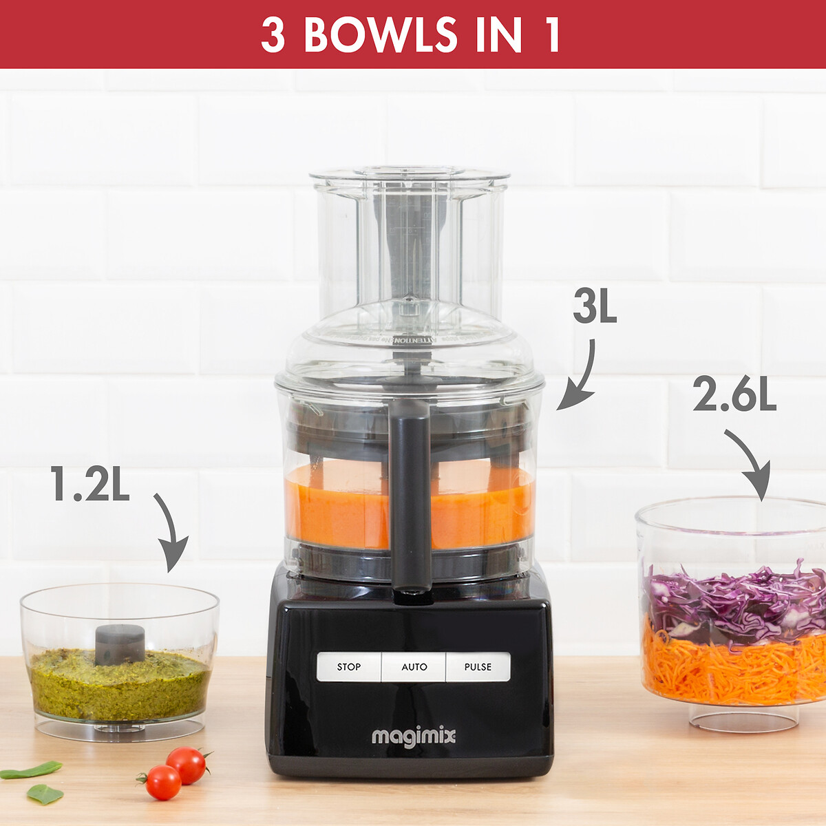 4200XL 3L Food Processor black, MAGIMIX