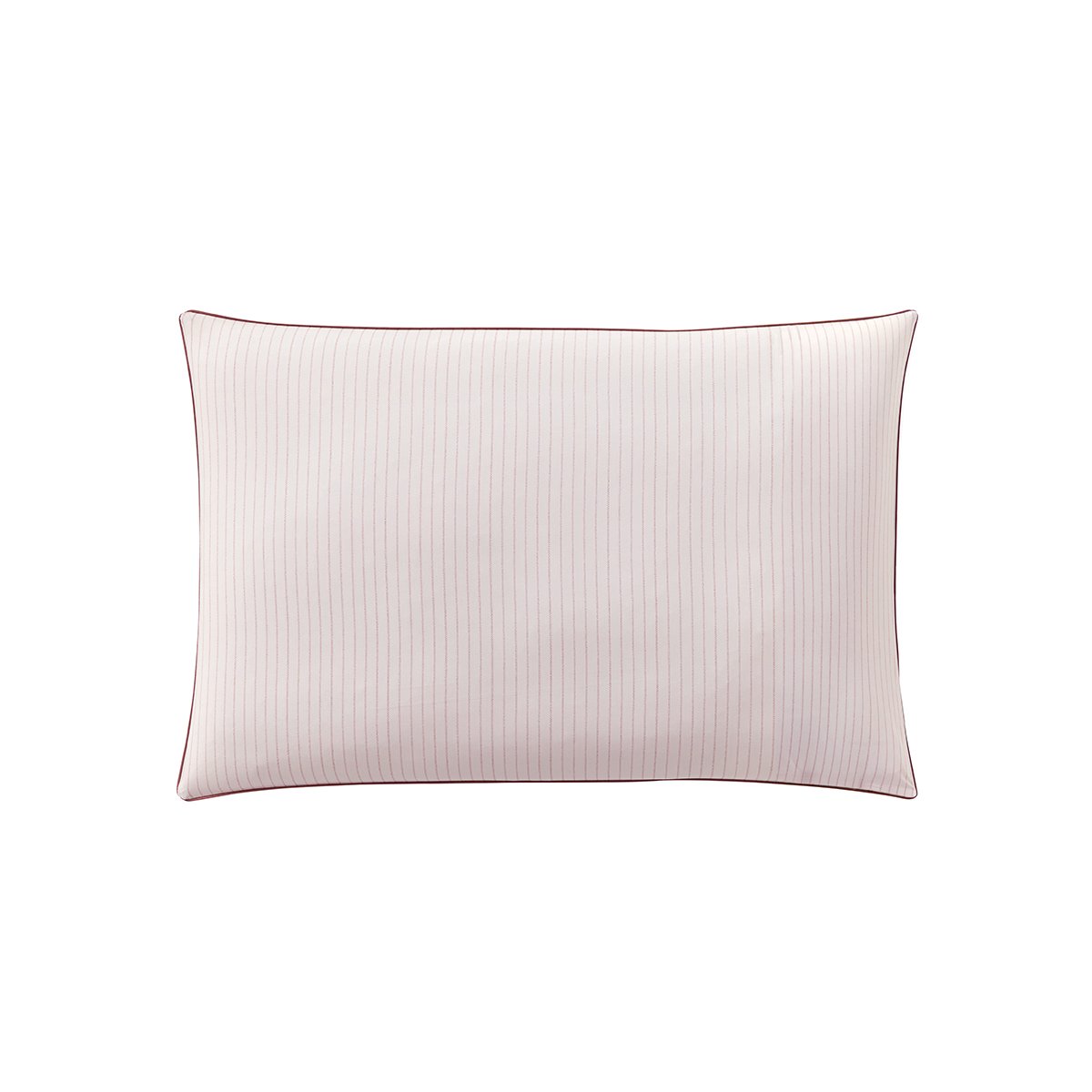 Taie d'oreiller imprimée en percale de coton, DÉLICATESSE rose foncé, ESSIX