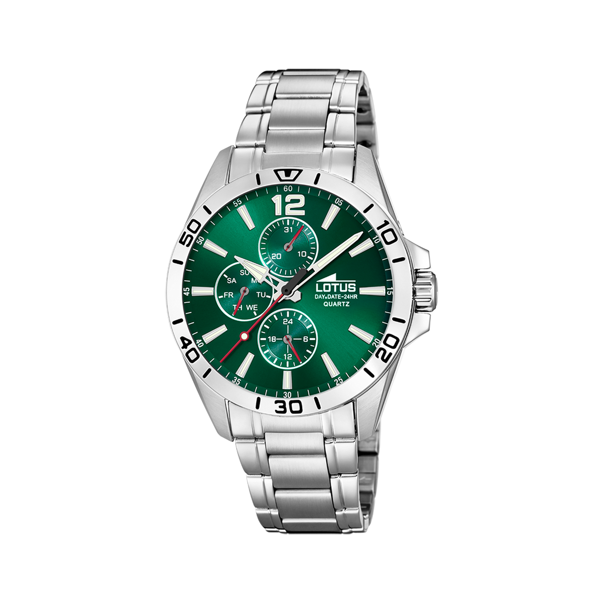 Montre Analogique MULTIFONCTIONS argenté argenté argenté, LOTUS