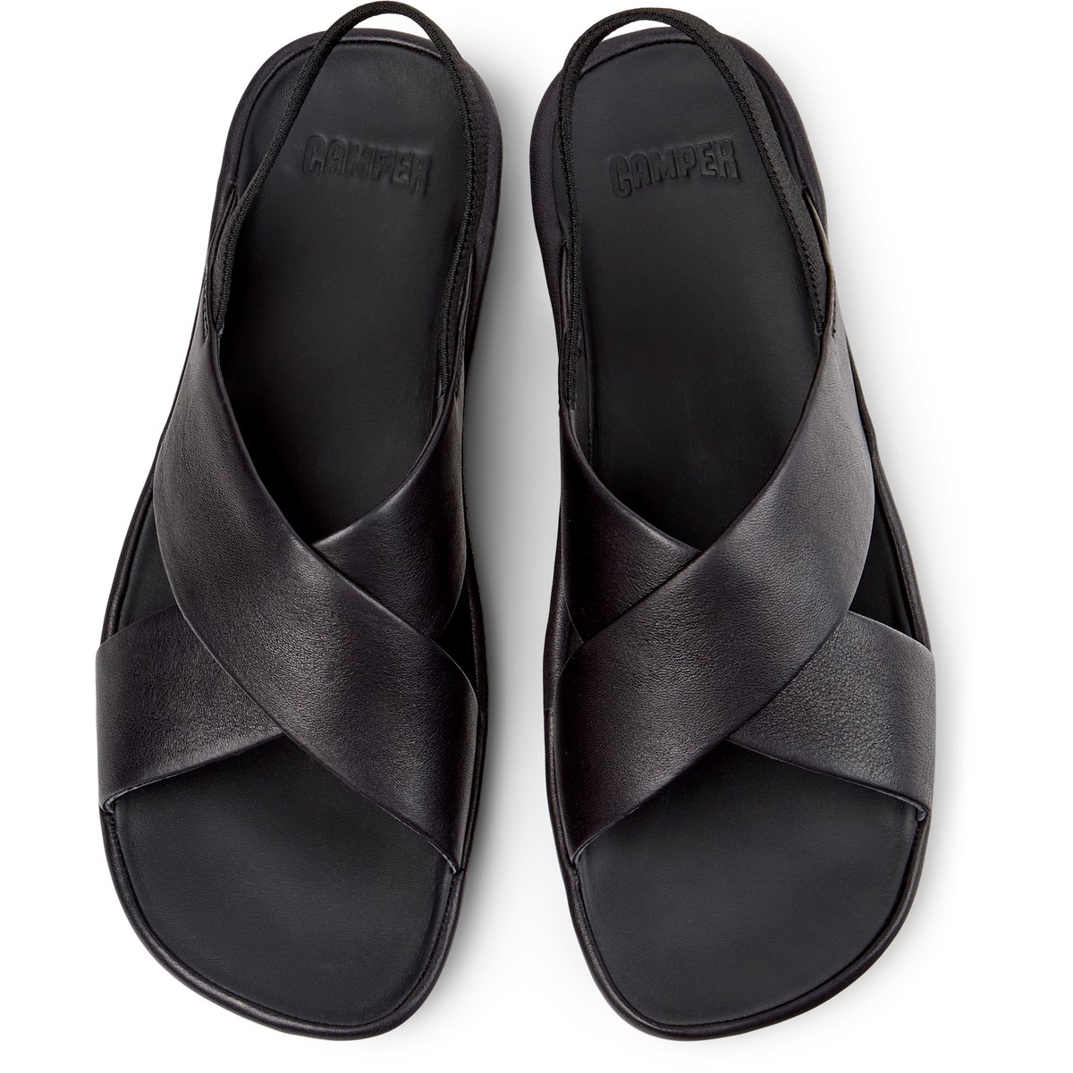 Sandales Cuir RIGHT ISLA noir, CAMPER