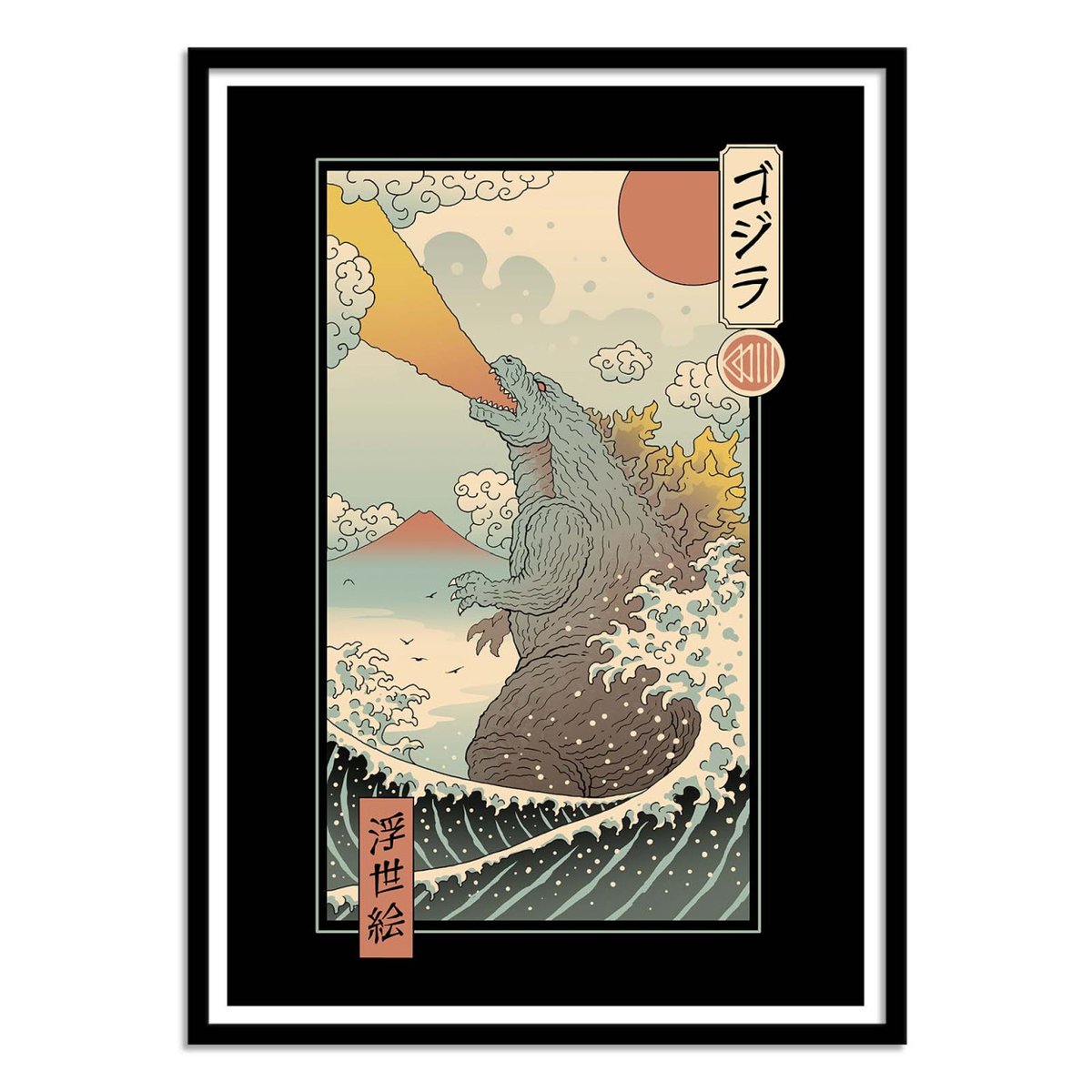 Affiche d'art - King Kaiju - Vincent Trinidad affiche d'art, WALL EDITIONS