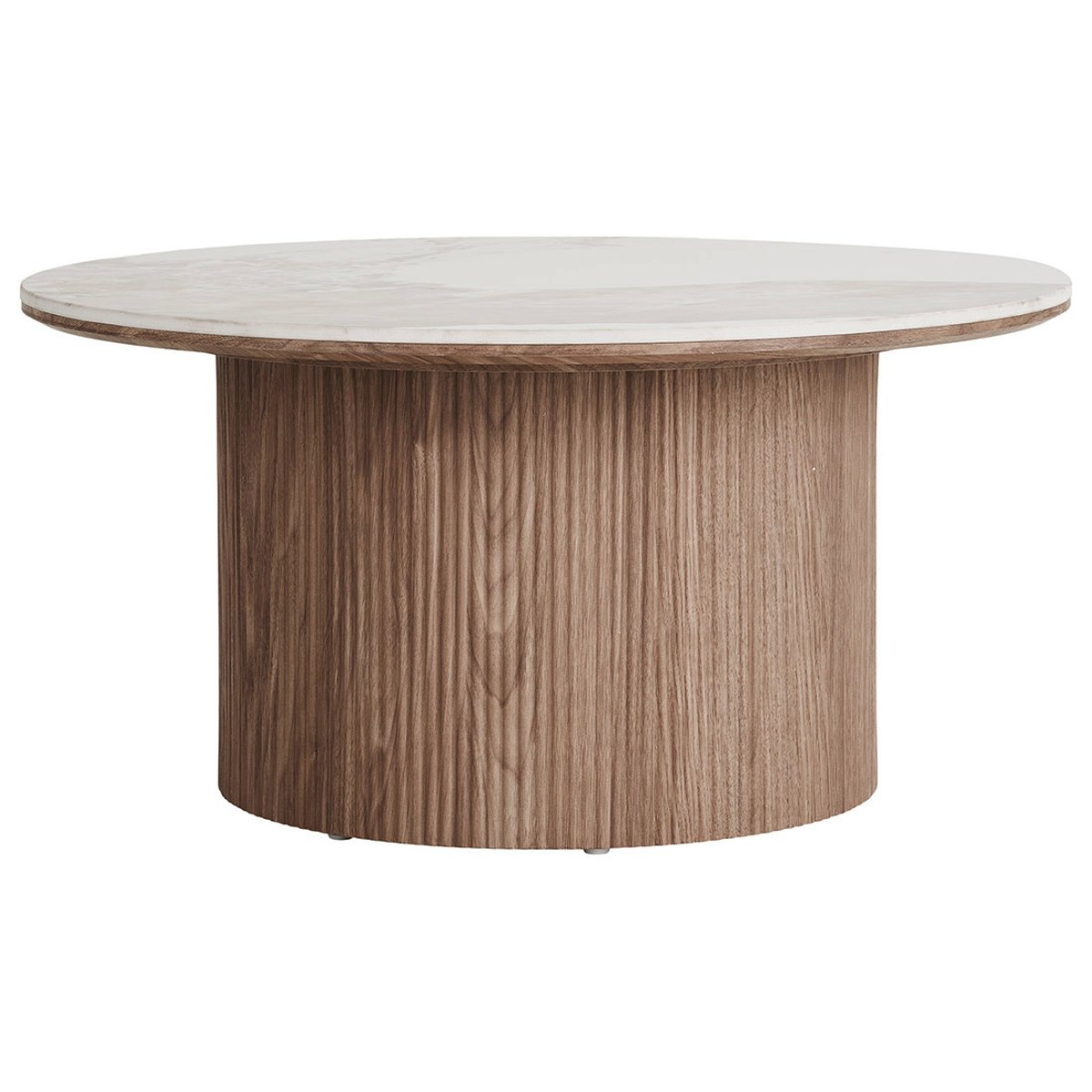 Table basse plateau effet marbre, LYSA bois / blanc, BEST MOBILIER
