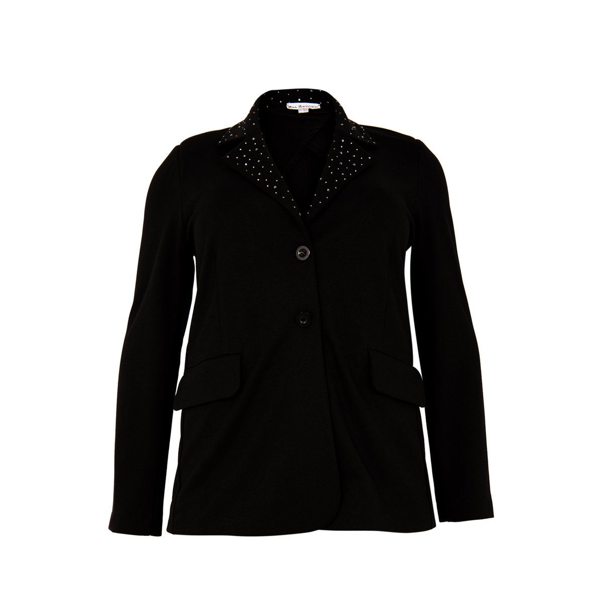 Blazer avec des boutons strass noir, YOEK
