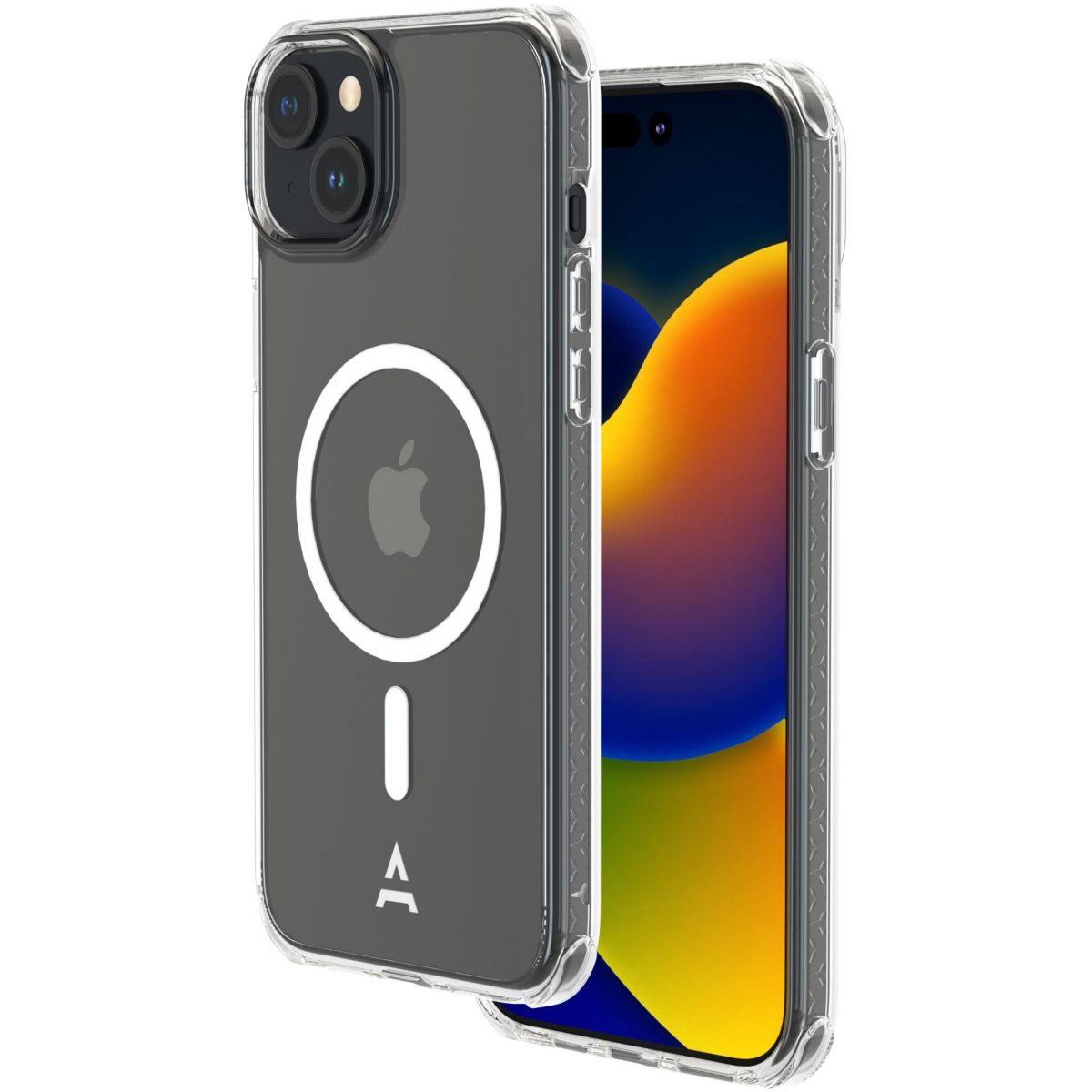 Coque iPhone 15 Plus MagSafe Antichoc MIF couleur unique, ADEQWAT