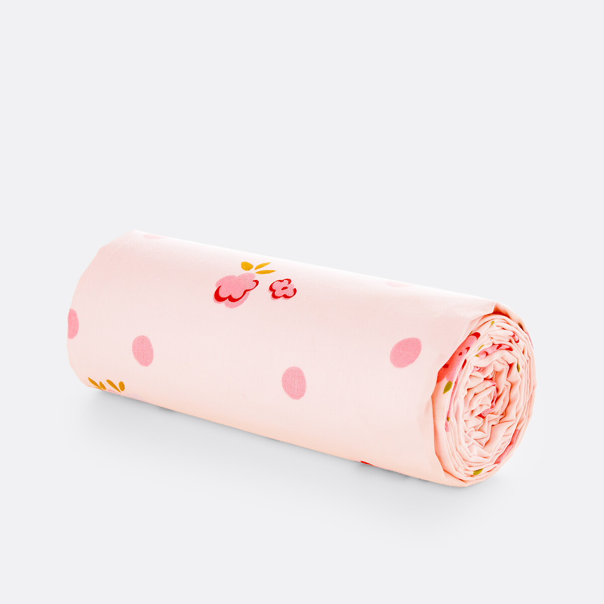 Chats Fleuris Organic Cotton Fitted Sheet cat print, LA REDOUTE INTERIEURS