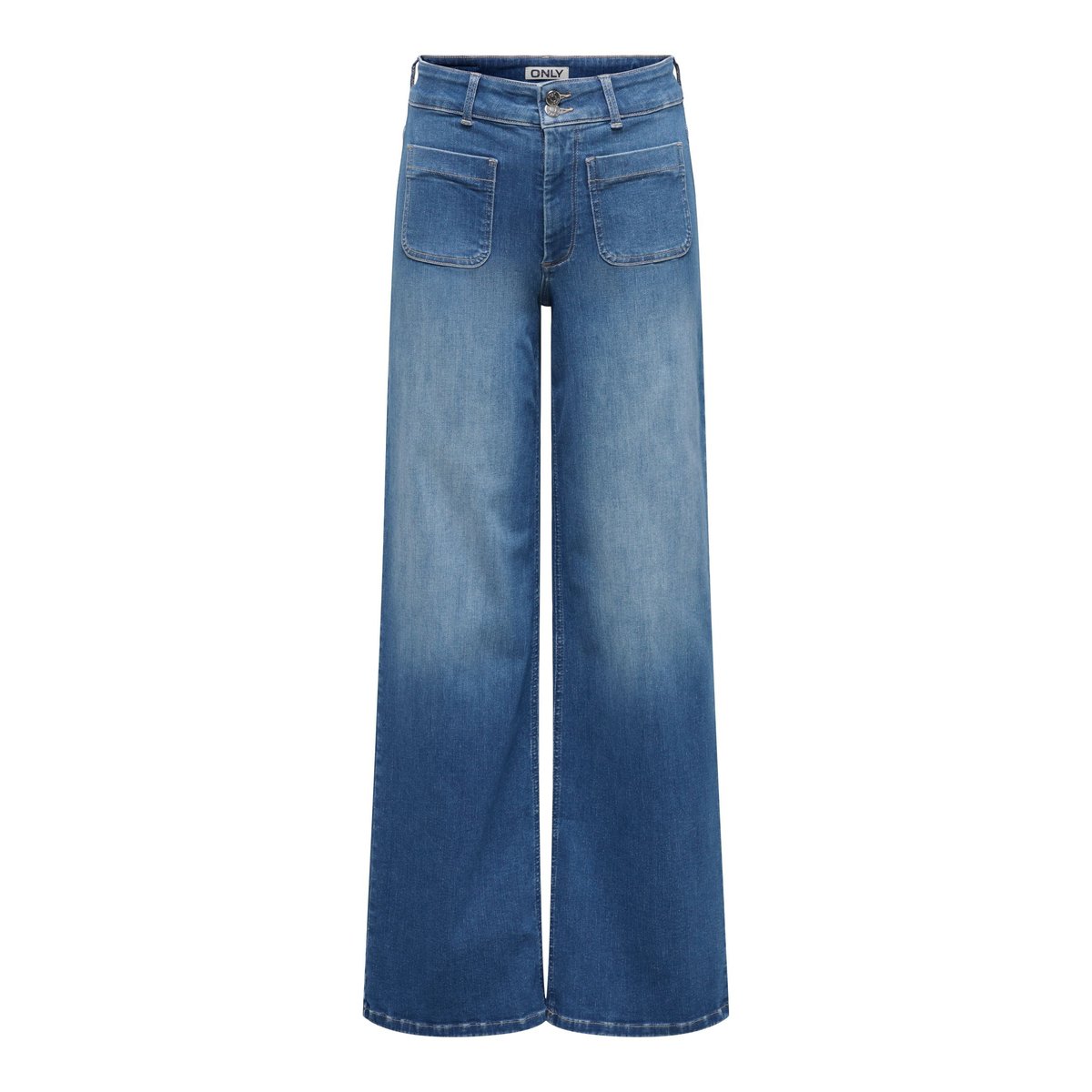Jean À Jambe Large medium blue denim, ONLY