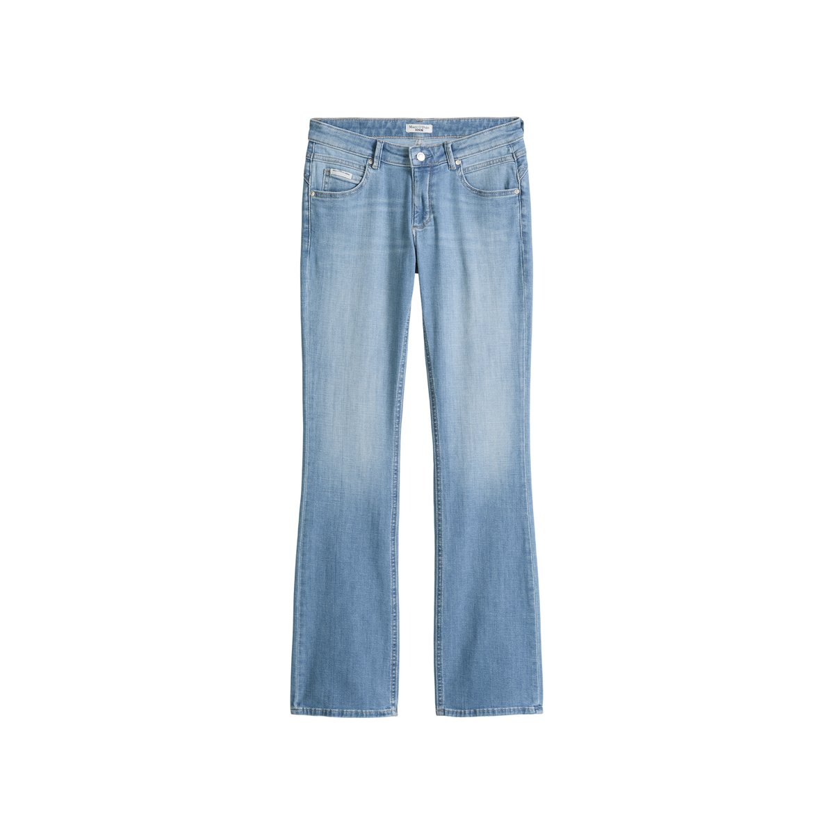 Jeans modèle Nella bootcut en Organic Cotton Stretch bleu clair, MARC O’POLO DENIM