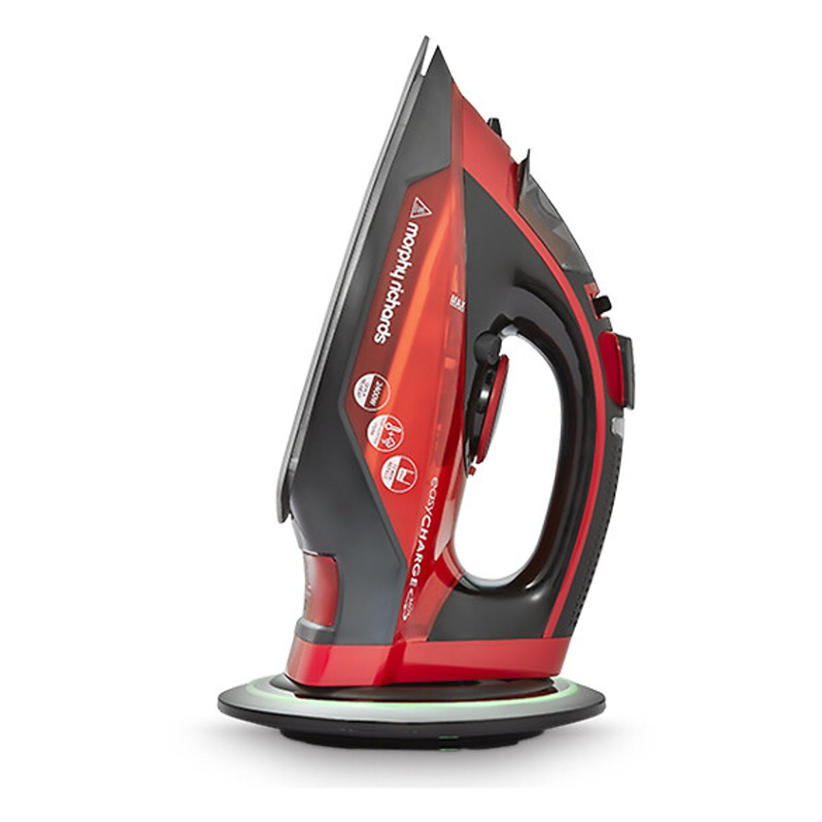 EasyCHARGE Cordless Steam Iron - 303250 red, MORPHY RICHARDS
