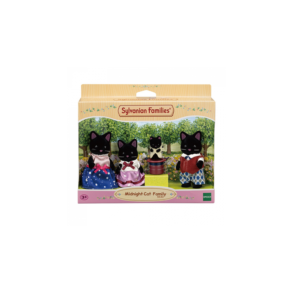 5530  La famille chat magicien autres, SYLVANIAN FAMILIES