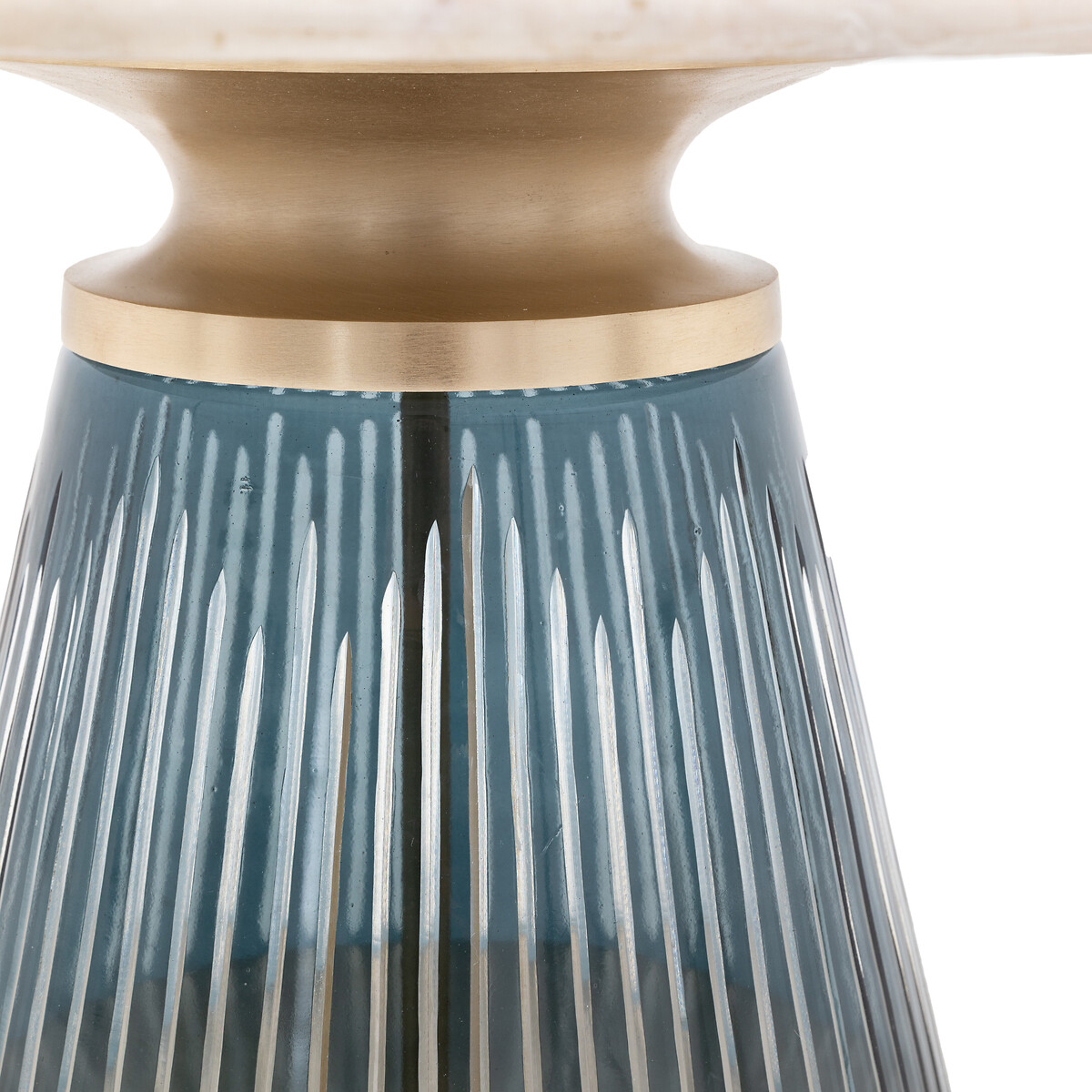 Spencer Glass & Marble Coffee Table blue, SO'HOME