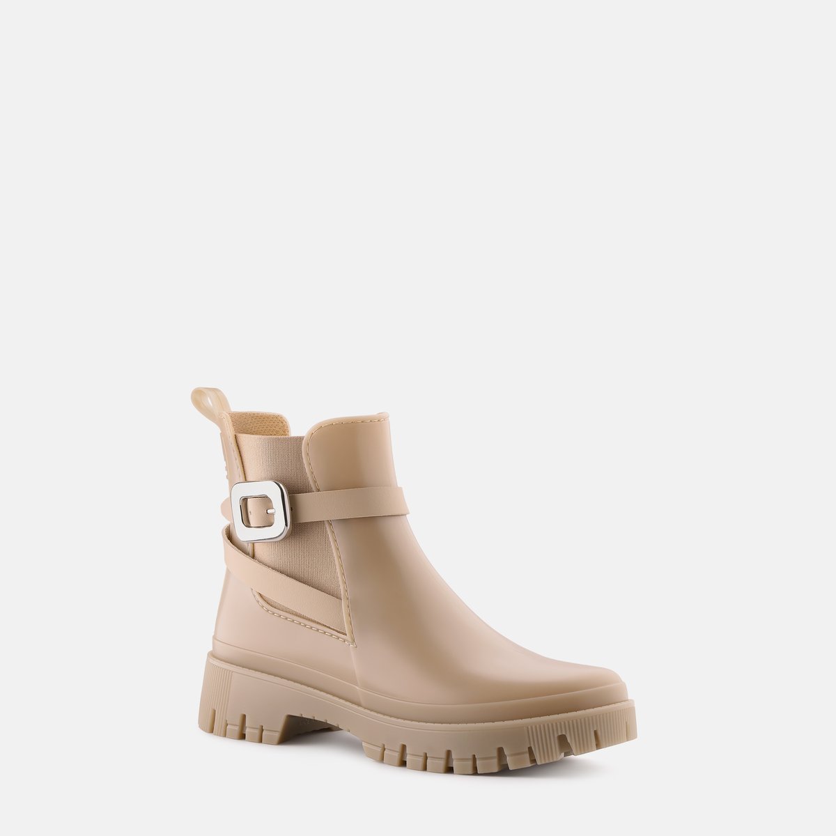 Bottines de pluie avec semelle intérieure respirable SADIE poussière nude, LEMON JELLY