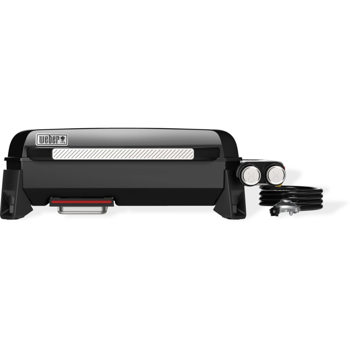 Plancha gaz black 2 brûleurs à poser, 56x41 cm noir, WEBER
