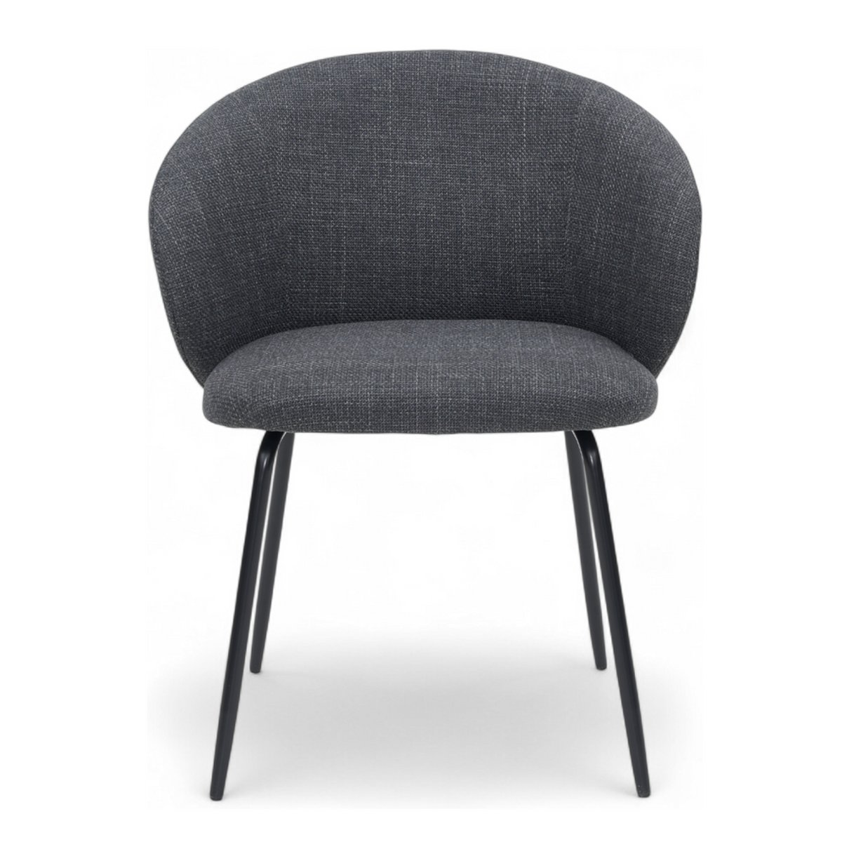 Chaise repas tissu gris foncé, ZAGO