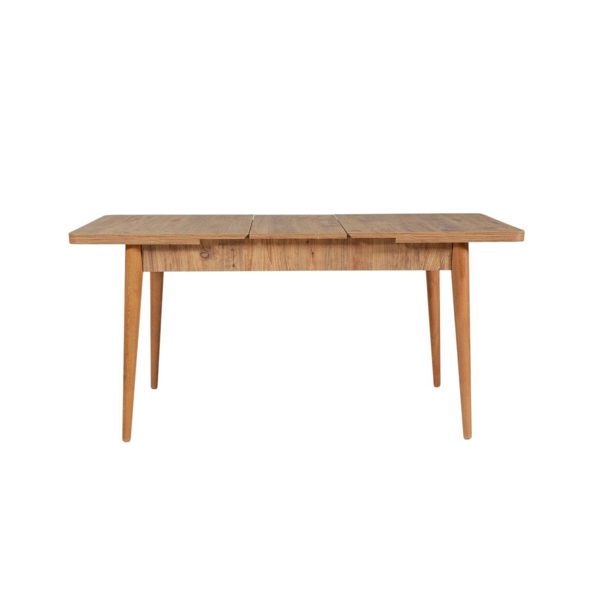 Table extensible 4/6 places - avec rangement ORINA bois clair, PIER IMPORT