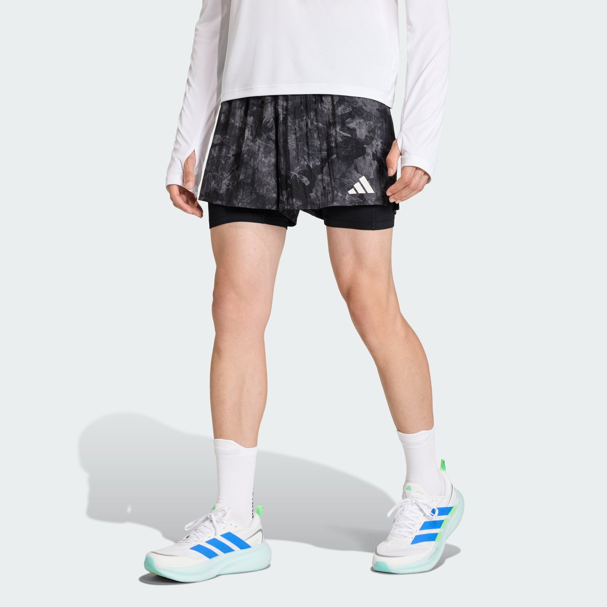 Short 2-En-1 Adi365 Spray Dye Short 2-En-1 Adi365 Spray Dye grey four, adidas Performance