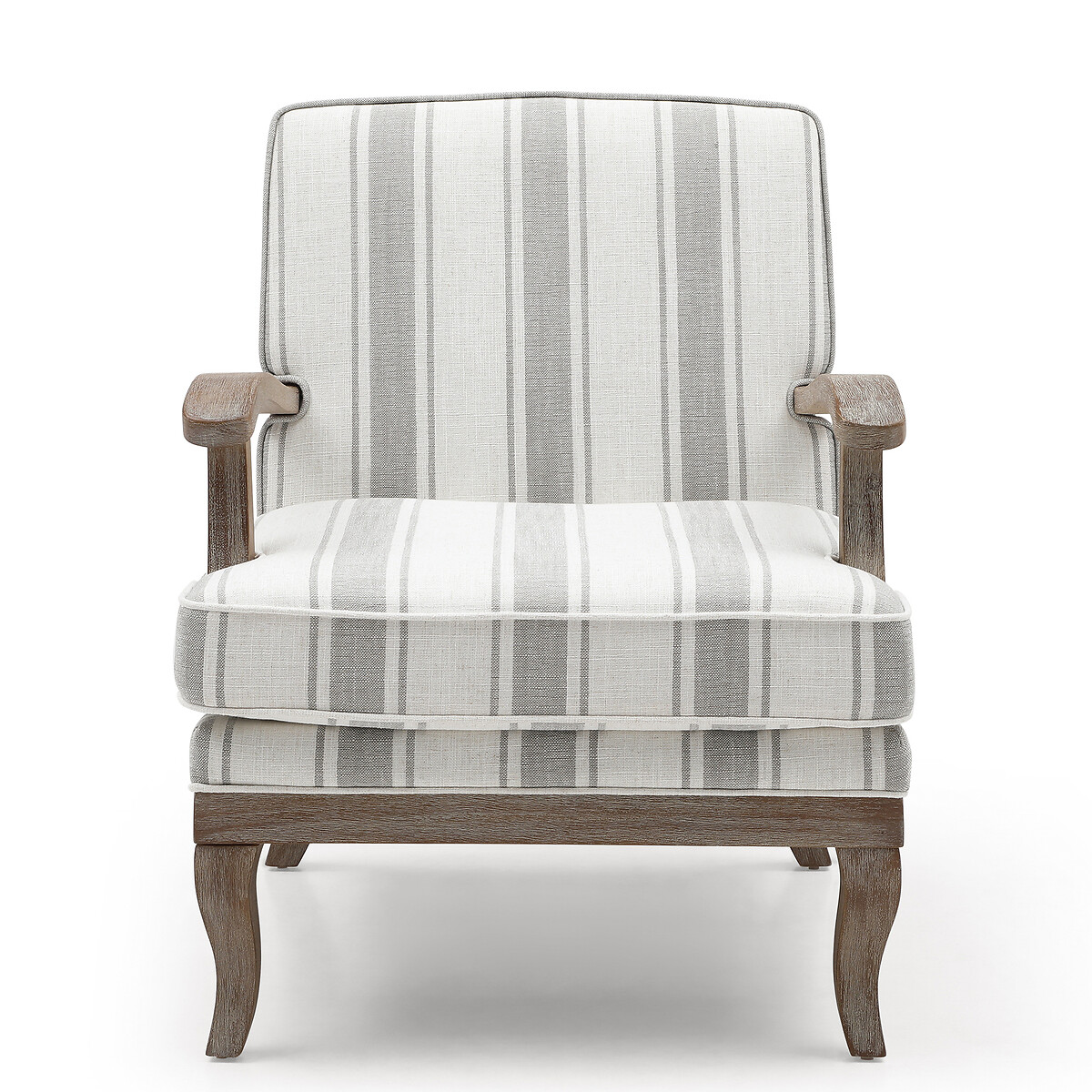 Oakley Linen Stripe Armchair multi-coloured, SO'HOME