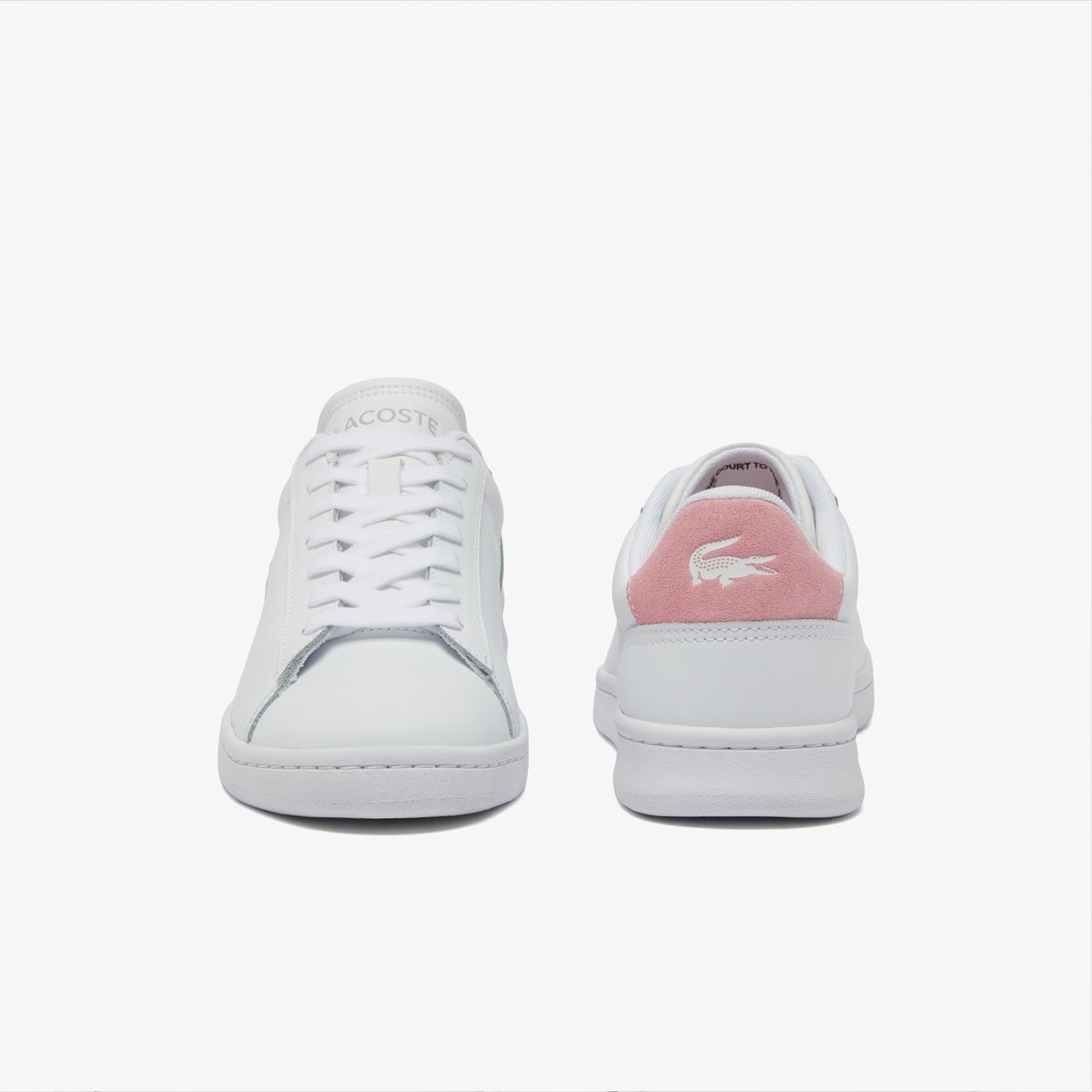 Sneakers Carnaby Set femme en cuir blanc-1y9, LACOSTE
