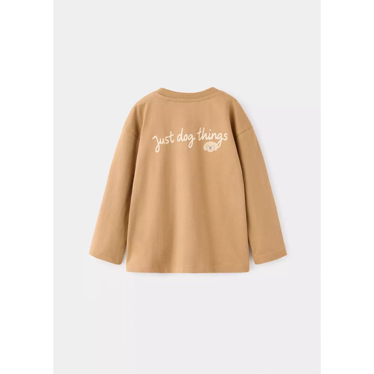 T-shirt oversize imprimé caramel, MANGO BABY