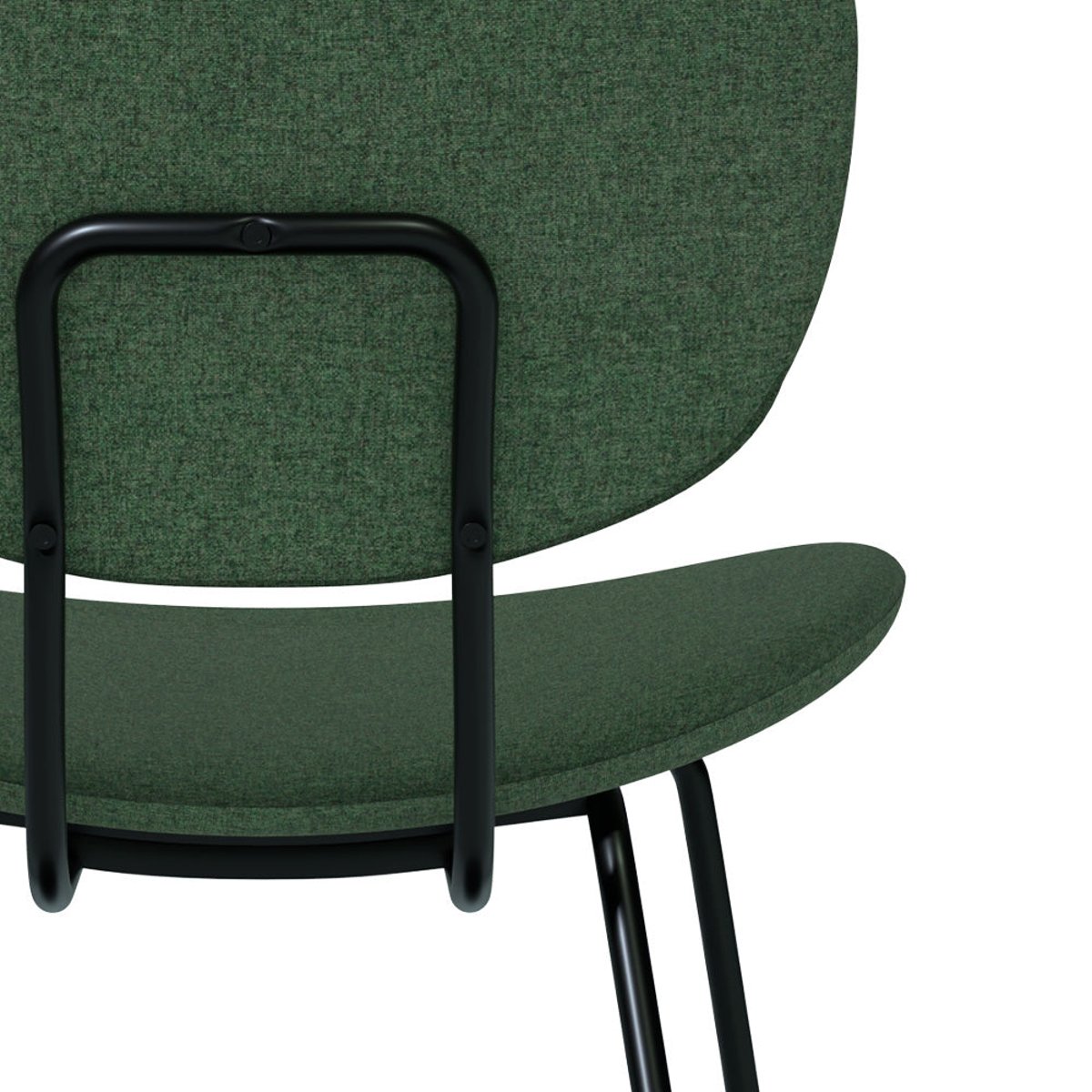 Lot de 2 chaises en tissu - VERNER vert, MAISON PAVANE