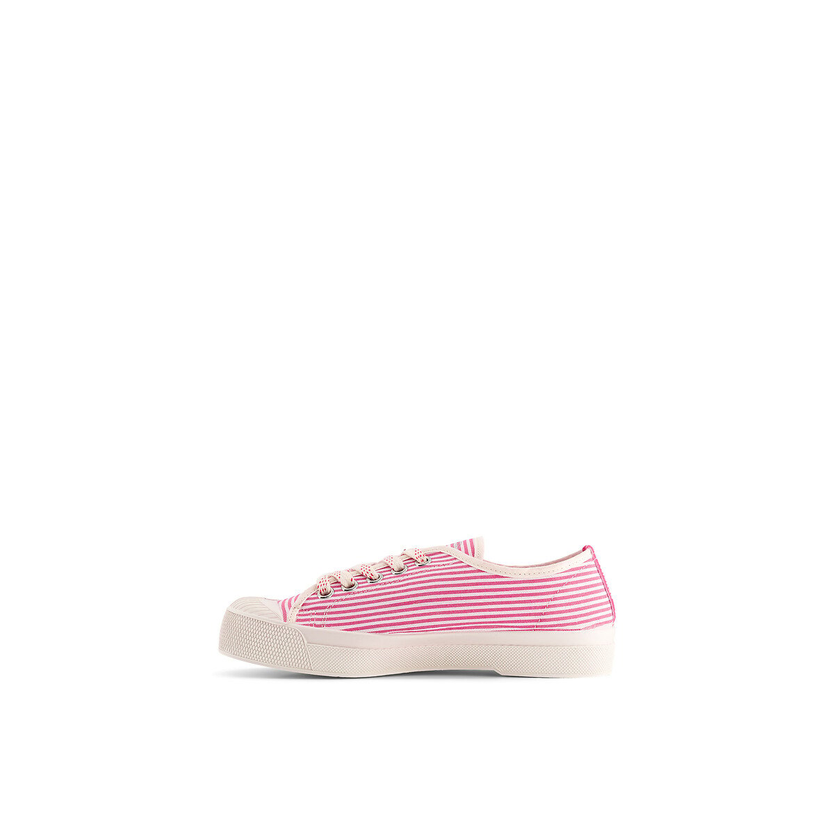 B79 Romy Small Stripes Trainers pink striped, BENSIMON