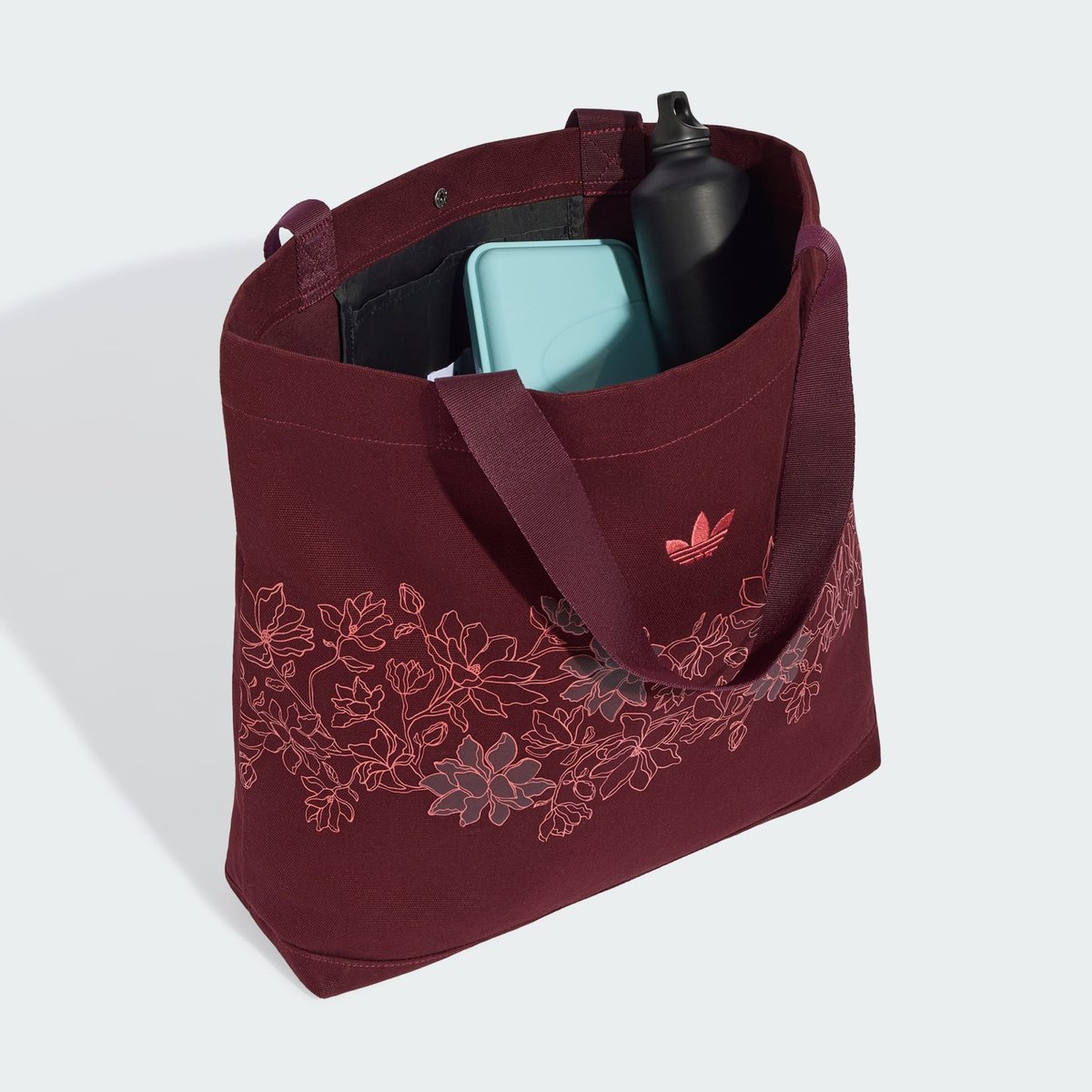 Tote Bag Floral Adidas Originals Tote Bag Floral Adidas Originals maroon, adidas Originals