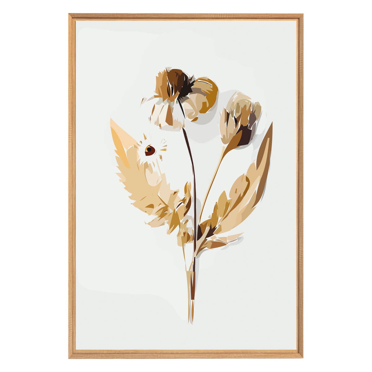 Tableau Mural Encadré Illustration Florale FLEUR tableaux encadrés, CEANOTHE