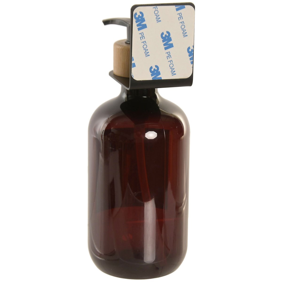 Distributeur de savon mural 9x7.5x21cm marron, WADIGA