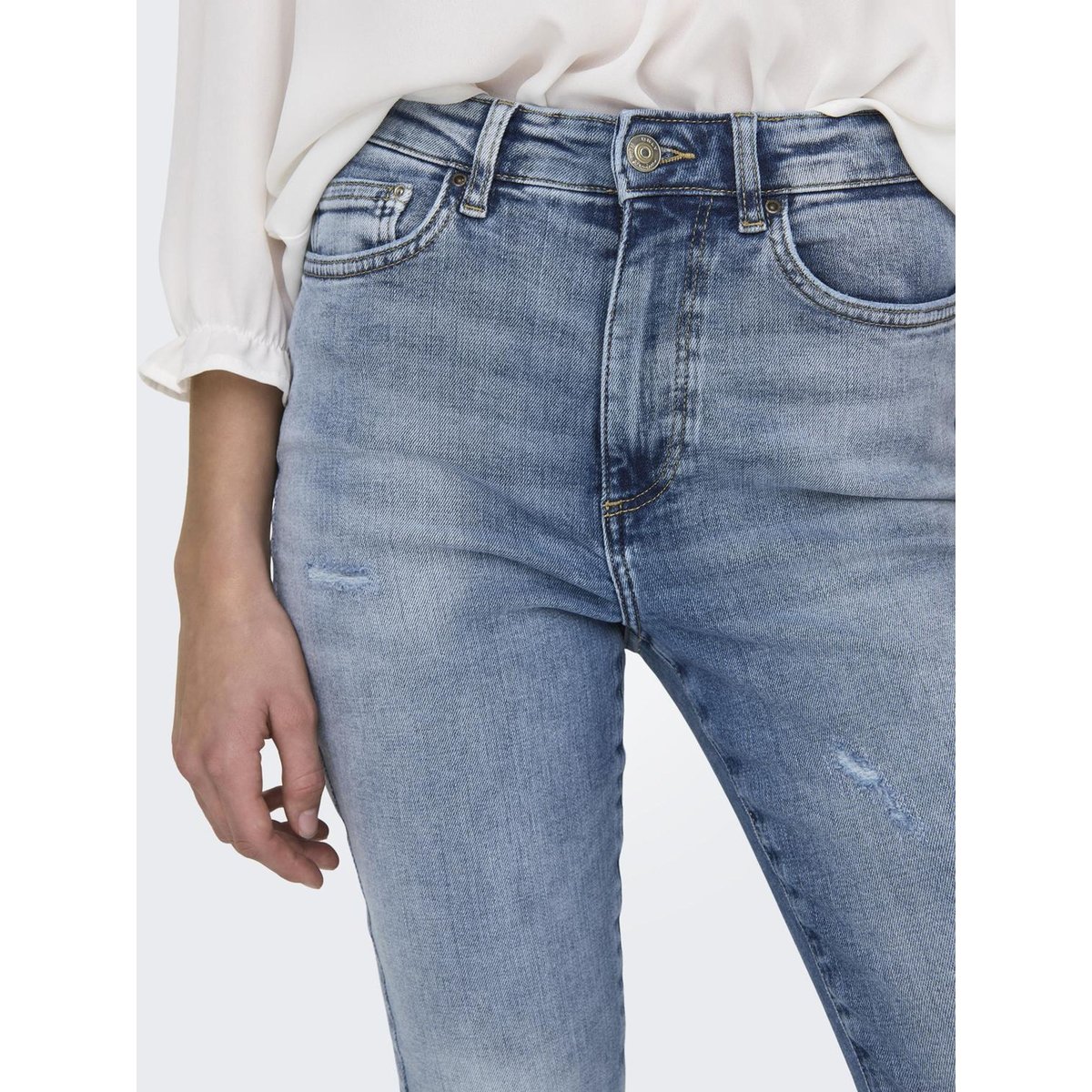 Jean Skinny ONLFOREVER Taille haute Skinny Fit Jeans light medium blue denim, ONLY