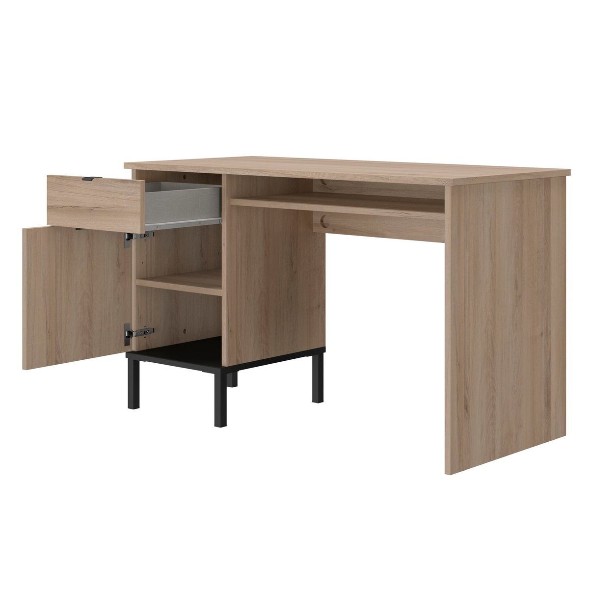Bureau et avec rangement beige, GAMI