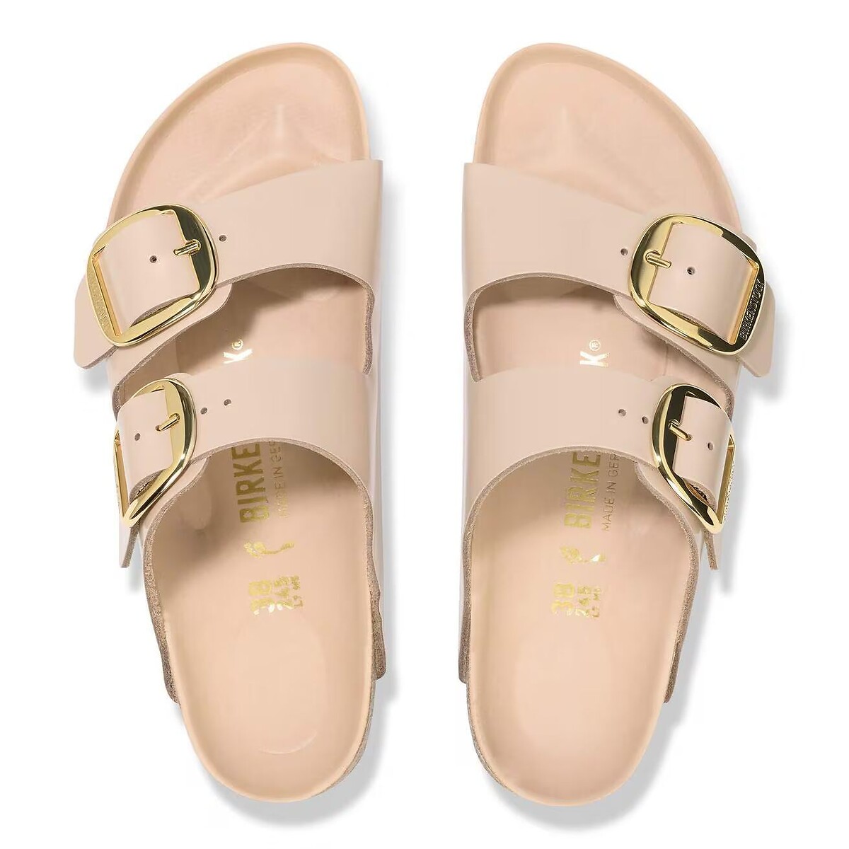 Mules grosses boucles ARIZONA BIG BUCKLE beige, BIRKENSTOCK
