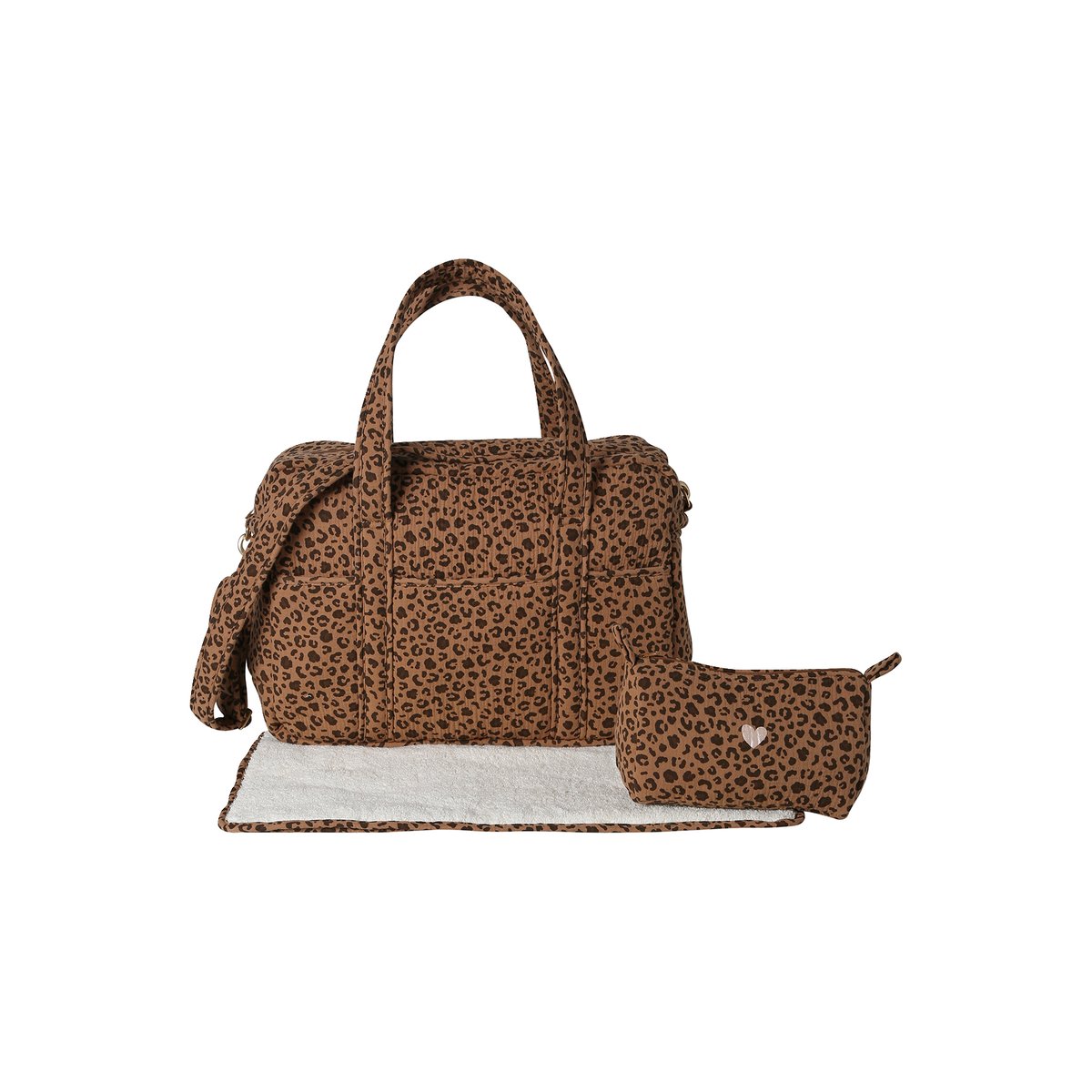 Sac à langer 24 ou 48h léopard beige, ENVIE DE FRAISE
