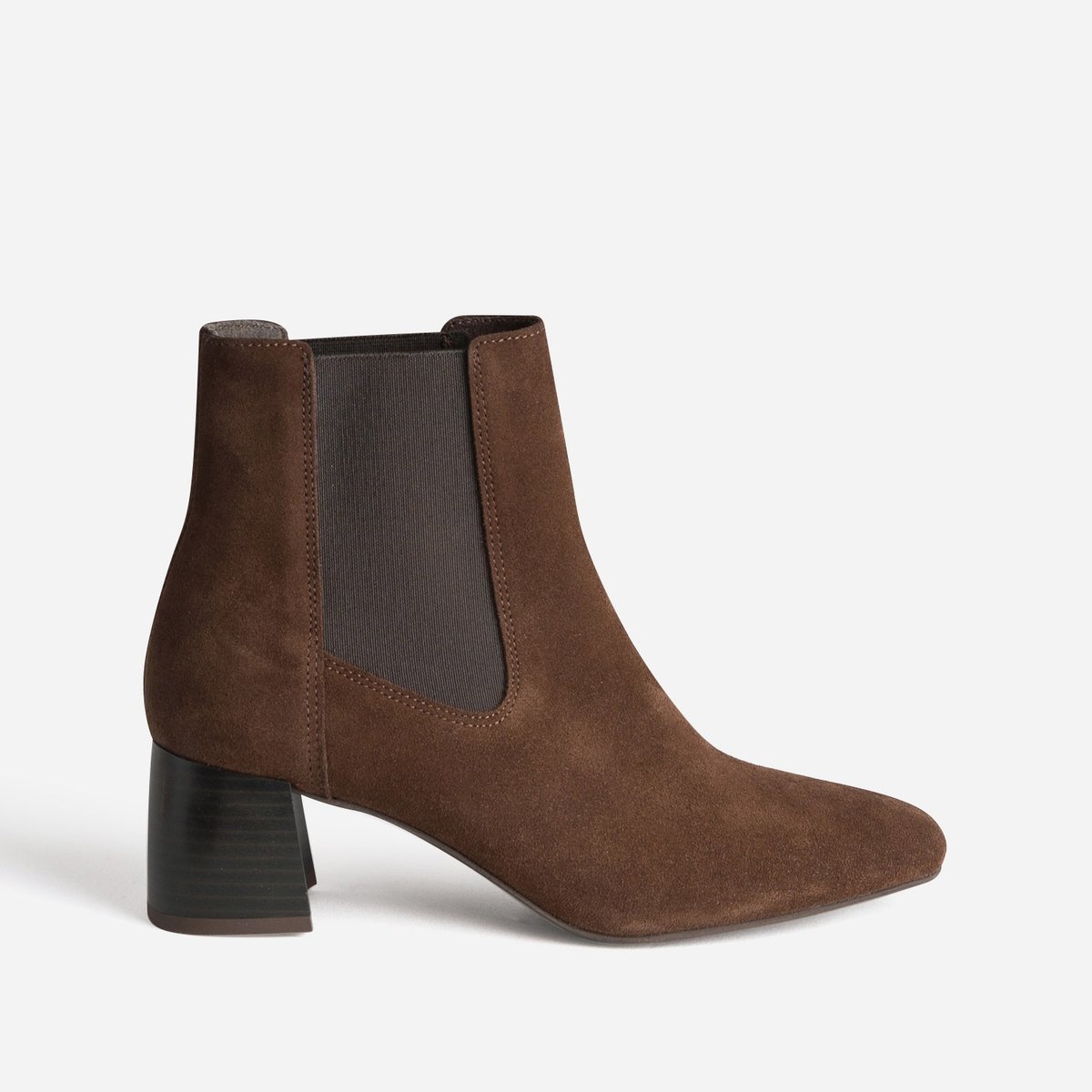 Boots À Talon en cuir NAZRA marron, ERAM