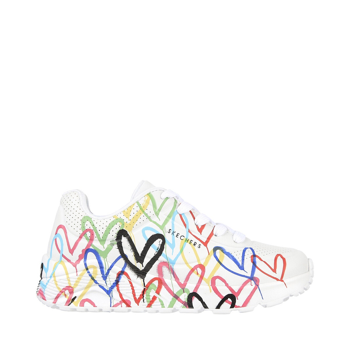 Baskets Uno Lite blanc, SKECHERS