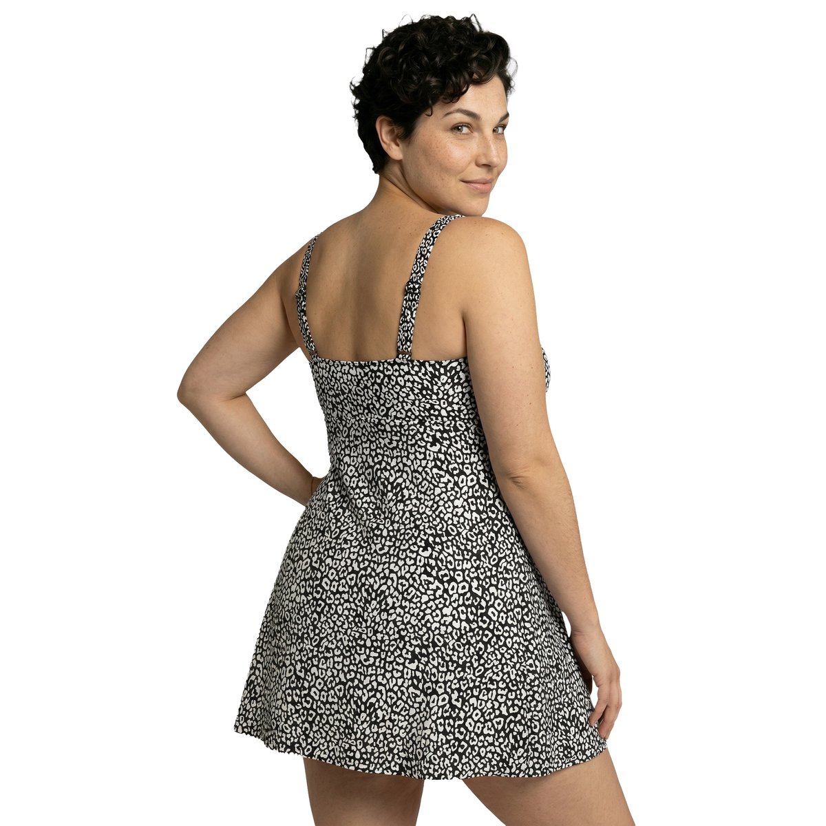 Robe de bain à bonnets souples. noir, ULLA POPKEN