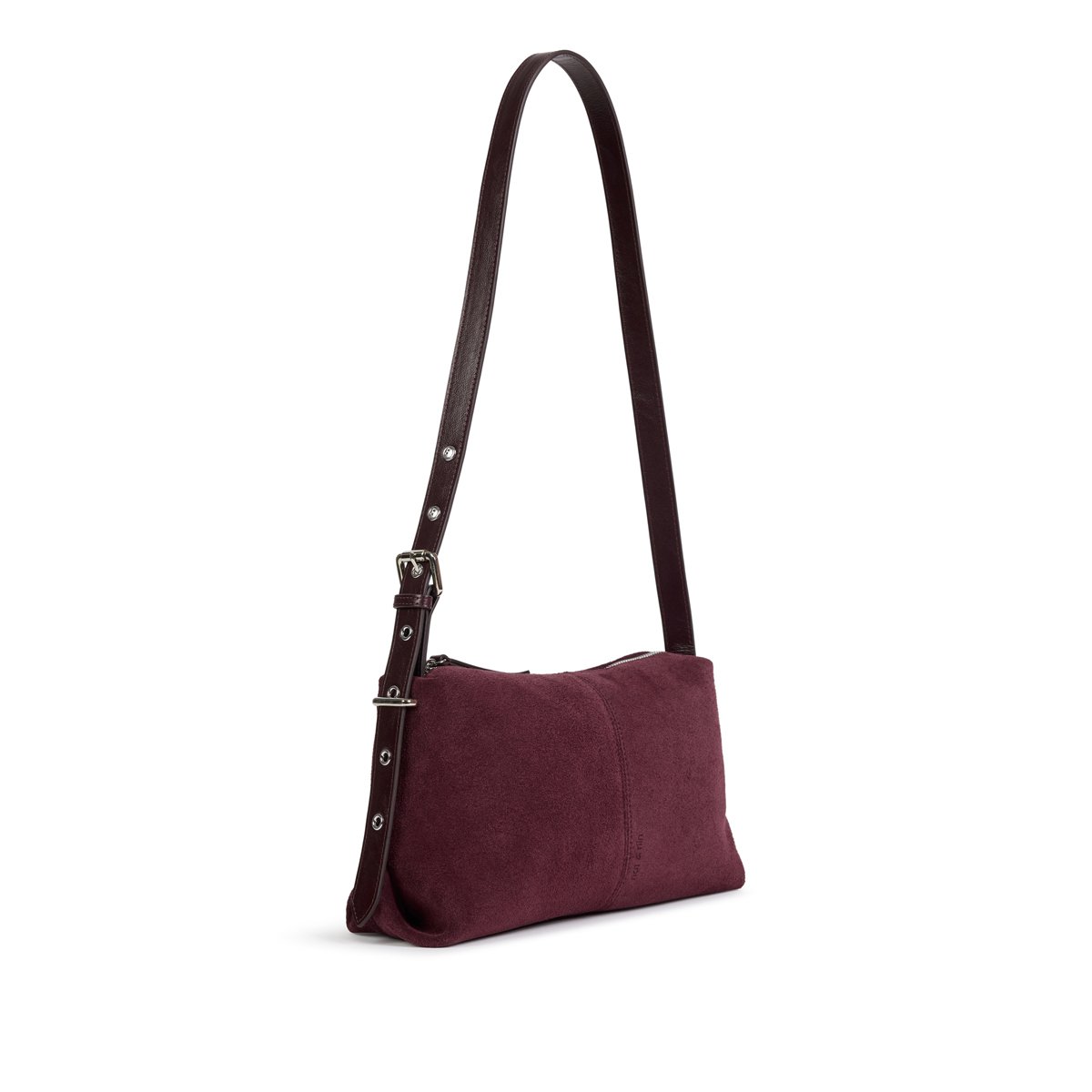 Sac besace en cuir, BERRY prune, NAT & NIN
