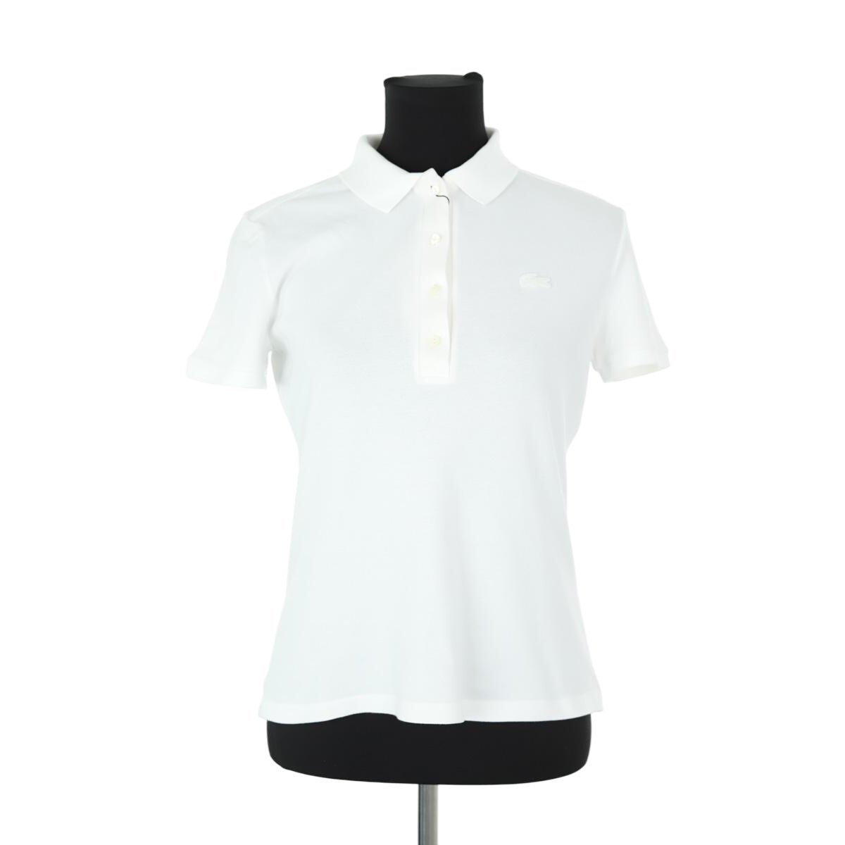 Polo - Très Bon État blanc, LACOSTE