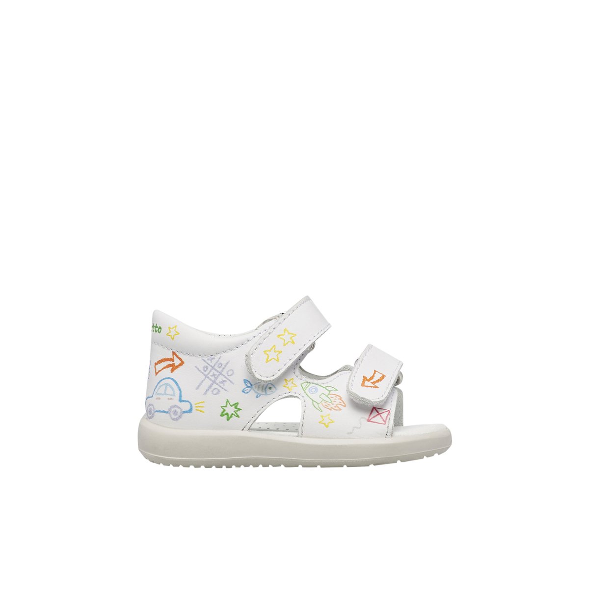 Sandales en cuir FLIMPY blanc-, FALCOTTO